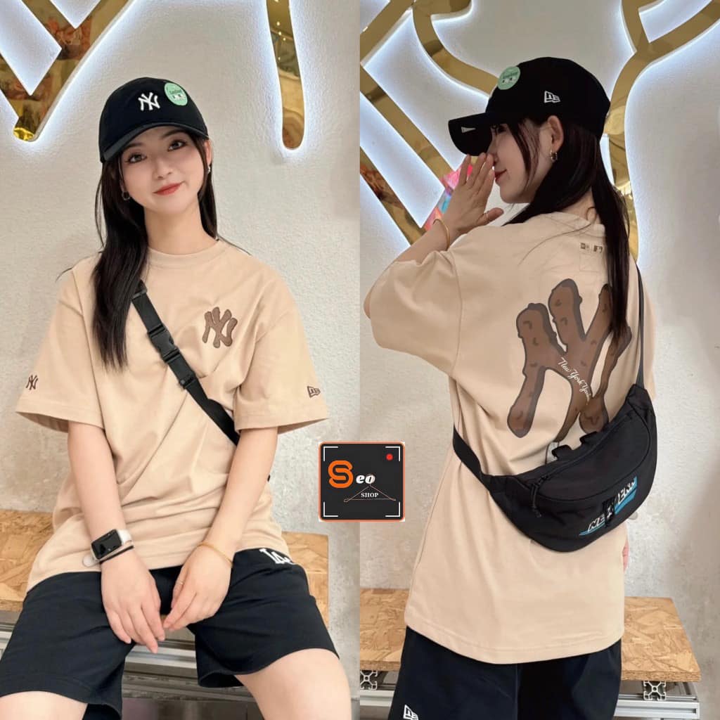 Áo Tshirts Chính Hãng - Áo Thun New Era Que Kem NY Nâu - 14341297