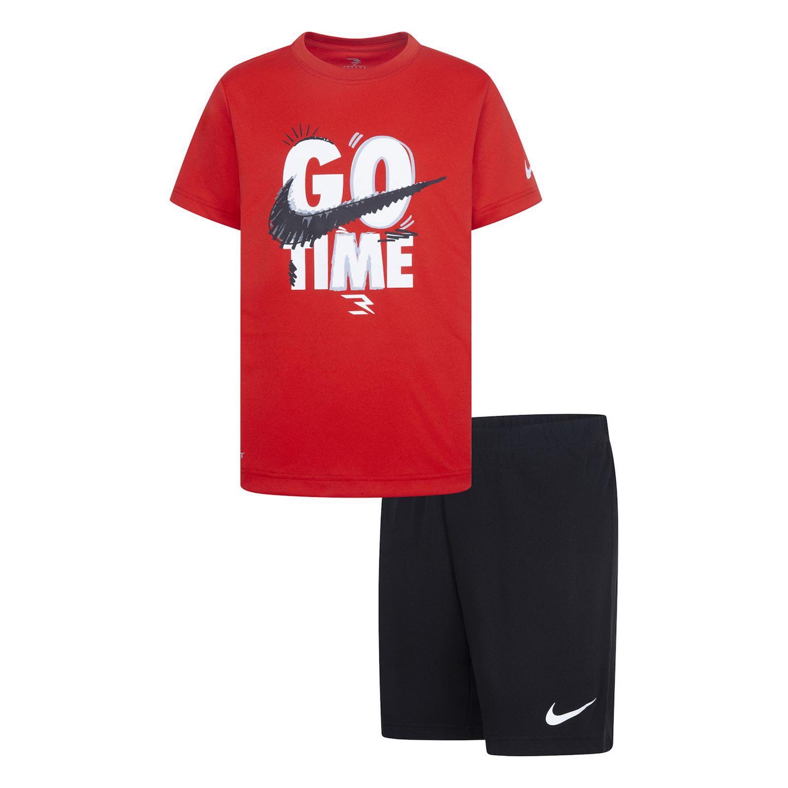 Áo Trẻ Em - Boys Dri-FIT Kid's T-shirt Logo Go Time ''Red '' - KD003-063