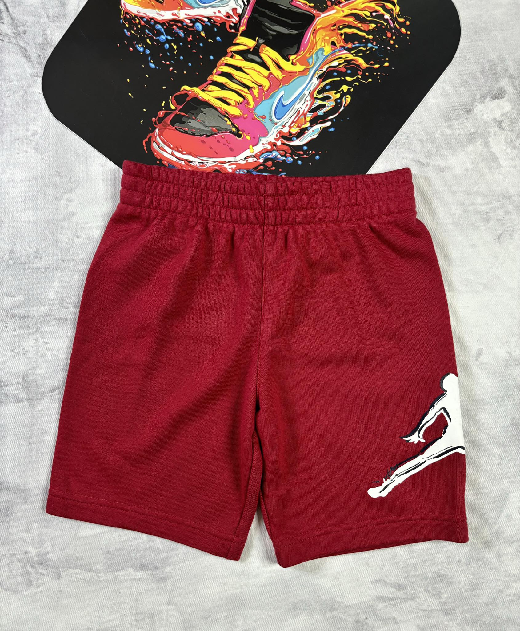 Quần Trẻ Em - Nike Dri-FIT Jordan Painted Crew Set Gym ''Red'' - KD4335-600