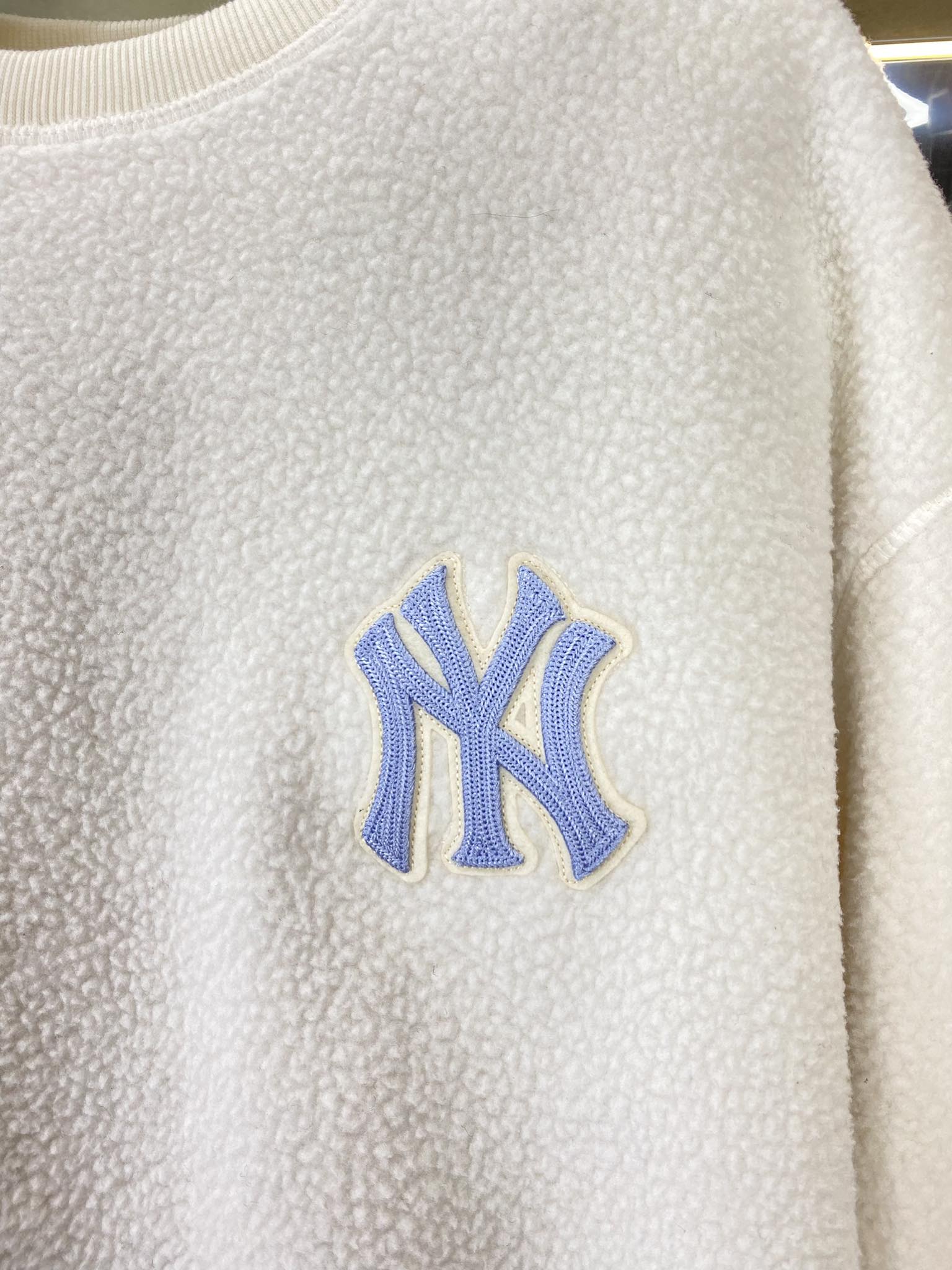 Áo Sweater Chính Hãng - MLB Unisex Street Style Logo Blue - 3AMTM0131