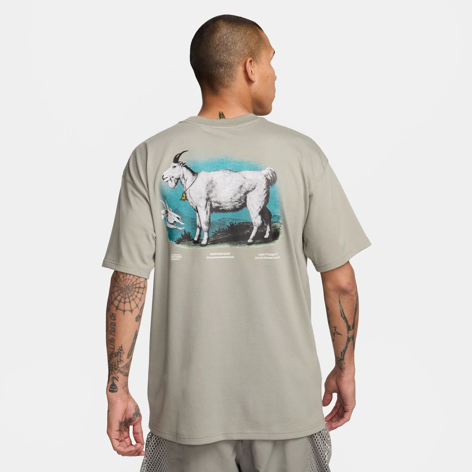 Áo Tshirts Chính Hãng - Nike ACG Men's Dri-FIT 'All Conditions Goat' Grey - FV3492-053