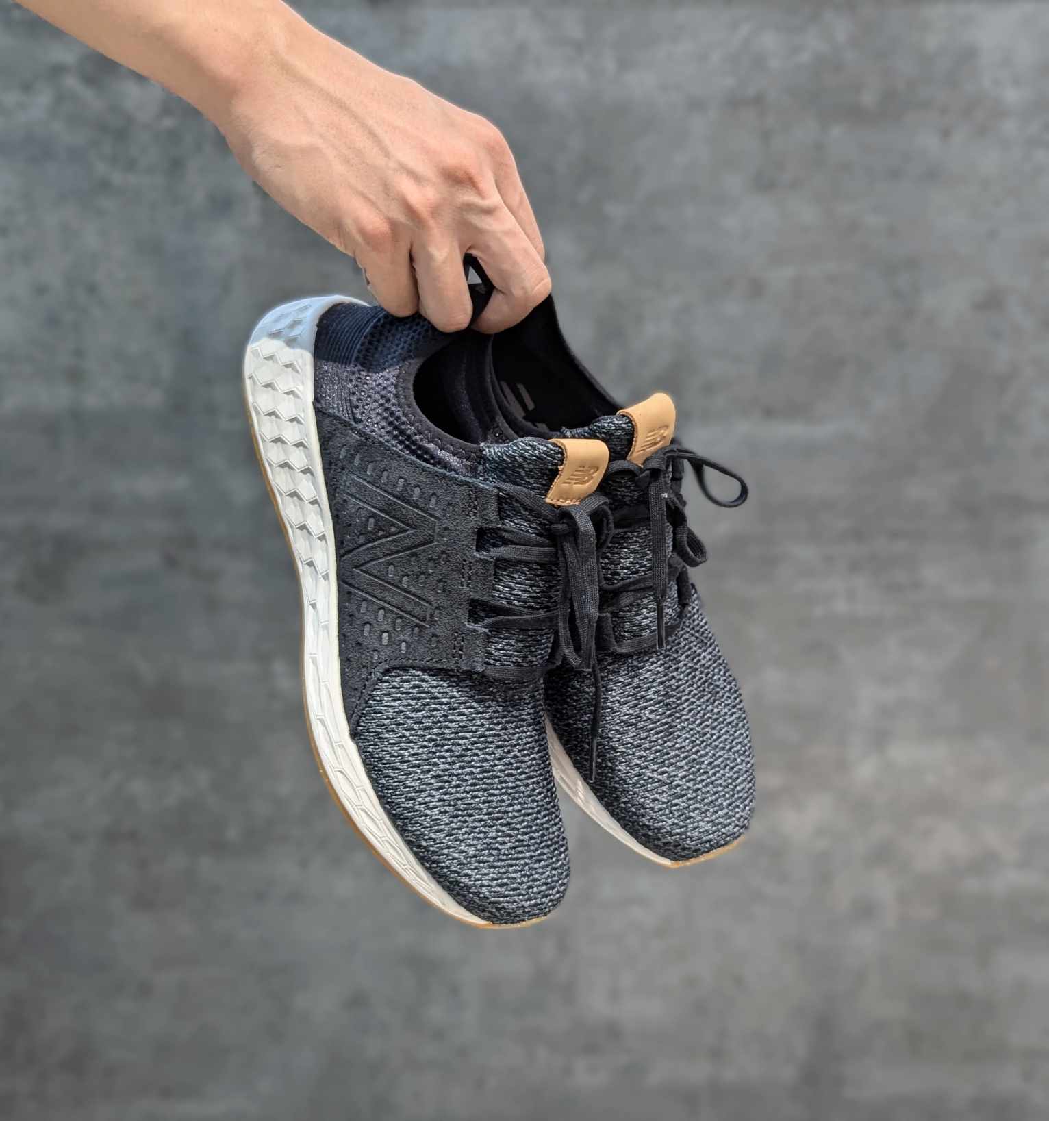 Giày Casual Chính Hãng - New Balance Running Mens Fresh Foam Cruz 'Dark Grey' - MCRZRRB
