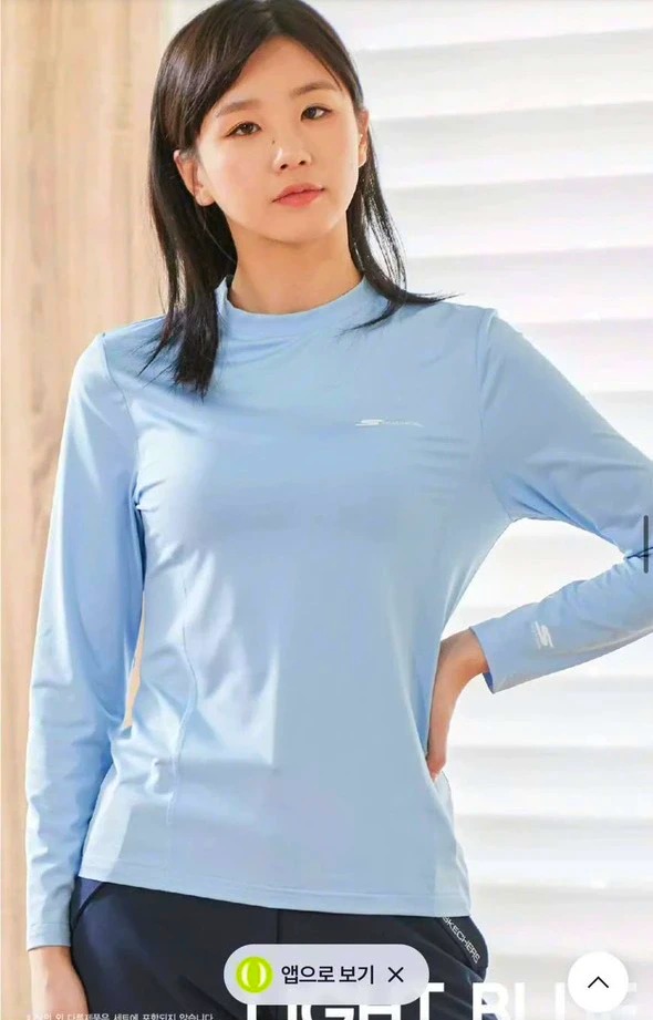 Áo Sweater Chính Hãng - Áo Nữ Skechers Thun Thể Thao 'Xanh' - ATN-03