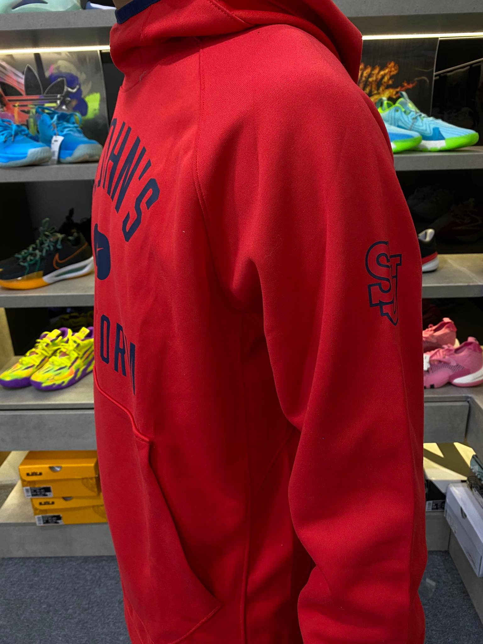 Áo Hoodie Chính Hãng - Nike ST.JOHN'S Red Storm 'Red' Pullover - DB5018-657