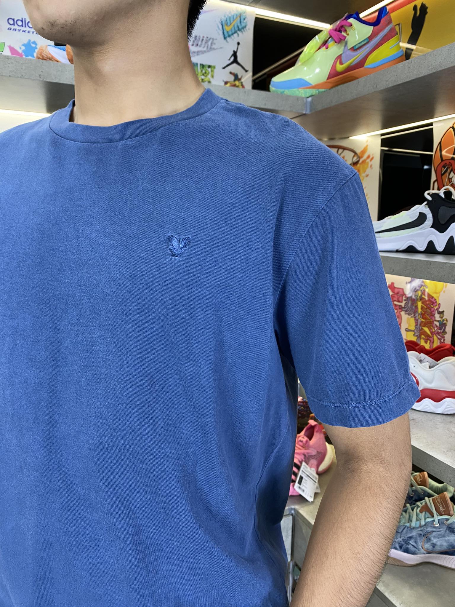 Áo Tshirts Chính Hãng - American Eagle Super Soft Standard Fit 'Blue' - S/3583-SUM24-Blue