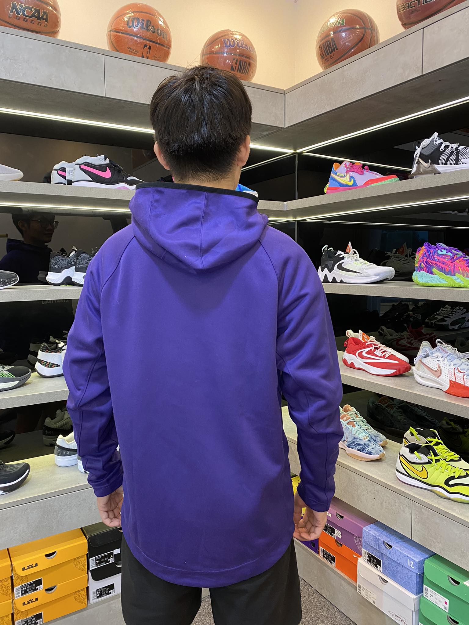Áo Hoodie Chính Hãng - Nike TCU Horned Frogs Spotlight Raglan 