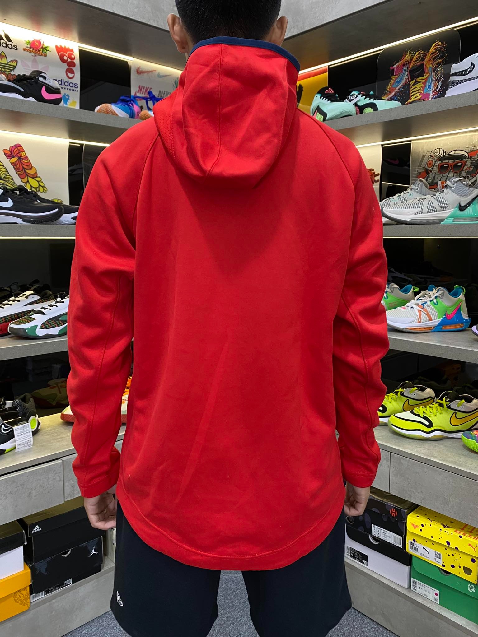 Áo Hoodie Chính Hãng - Nike ST.JOHN'S Red Storm 'Red' Pullover - DB5018-657