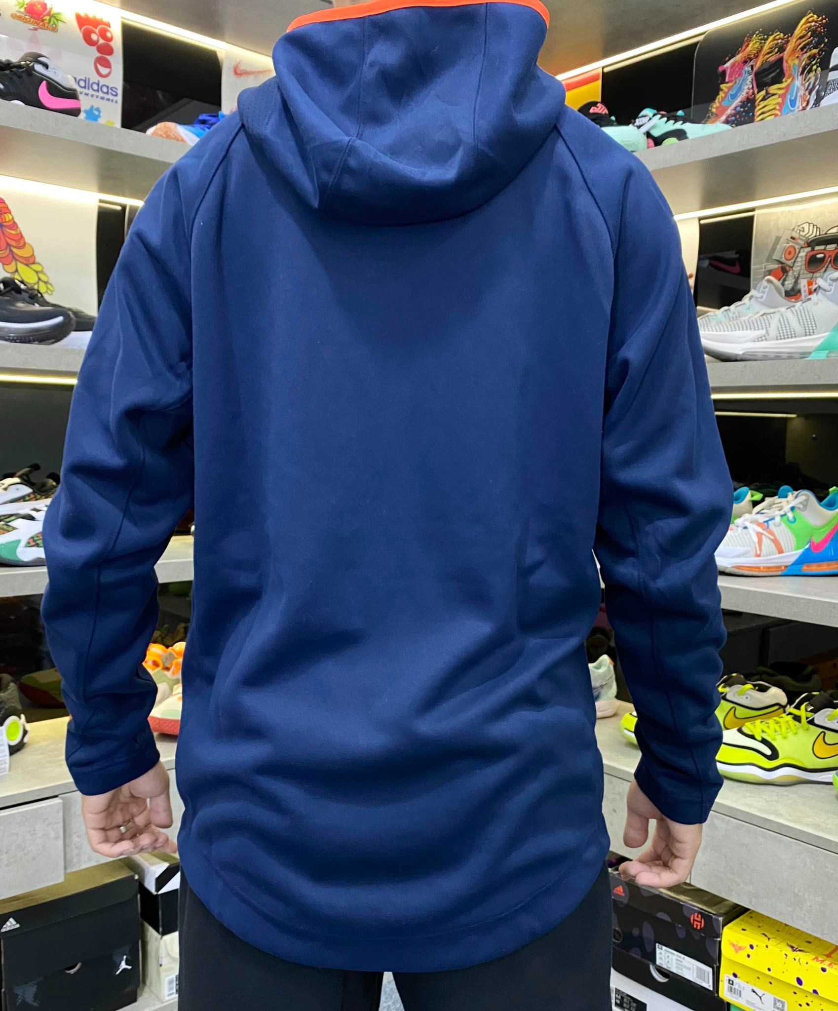 Áo Hoodie Chính Hãng - Nike Syracuse Orange Spotlight NBA Basketball 'Navy' - 155729