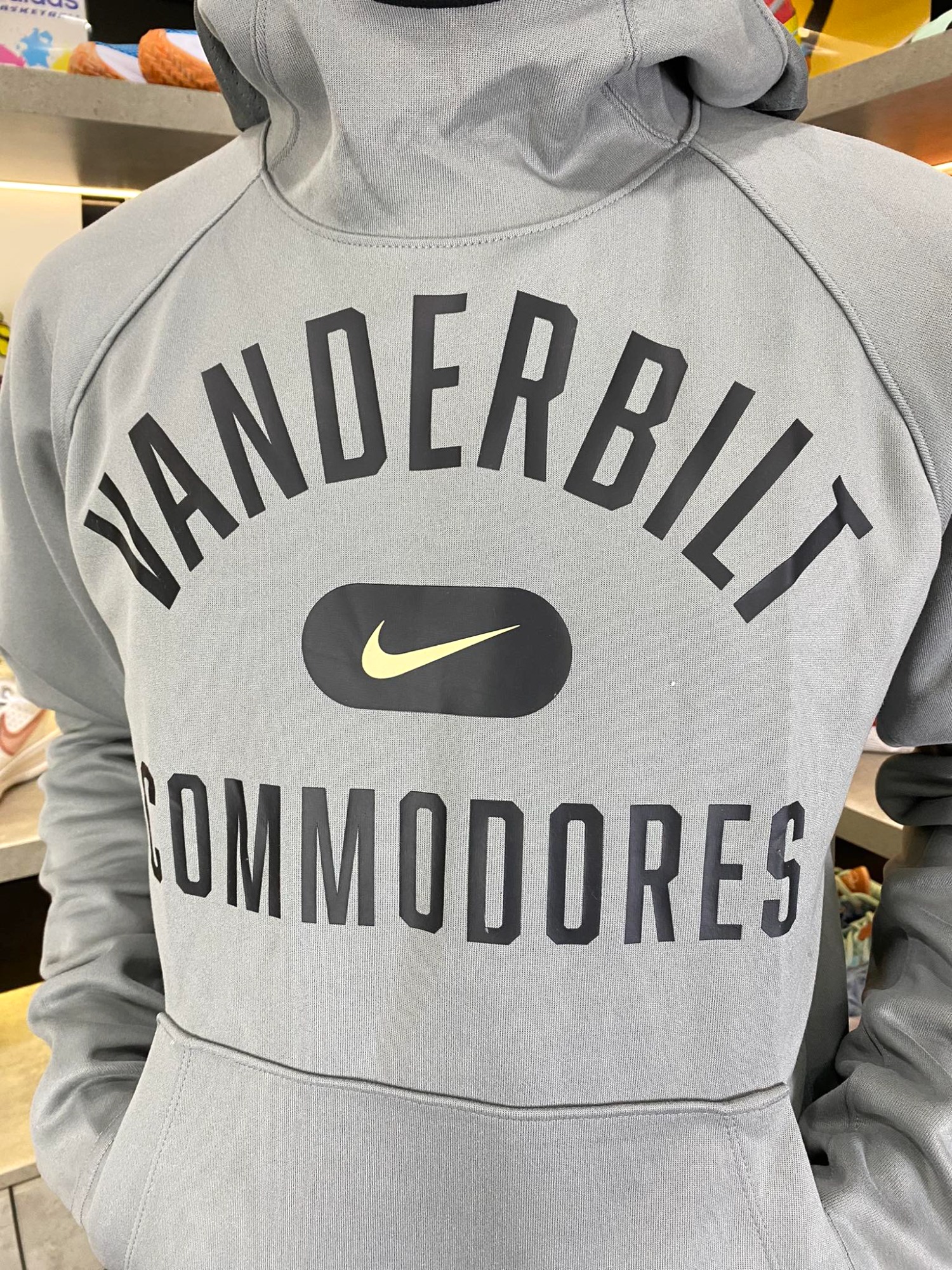 Áo Hoodie Chính Hãng - Nike Men's Text Vanderbilt Commodores Mũ Viền Đen  