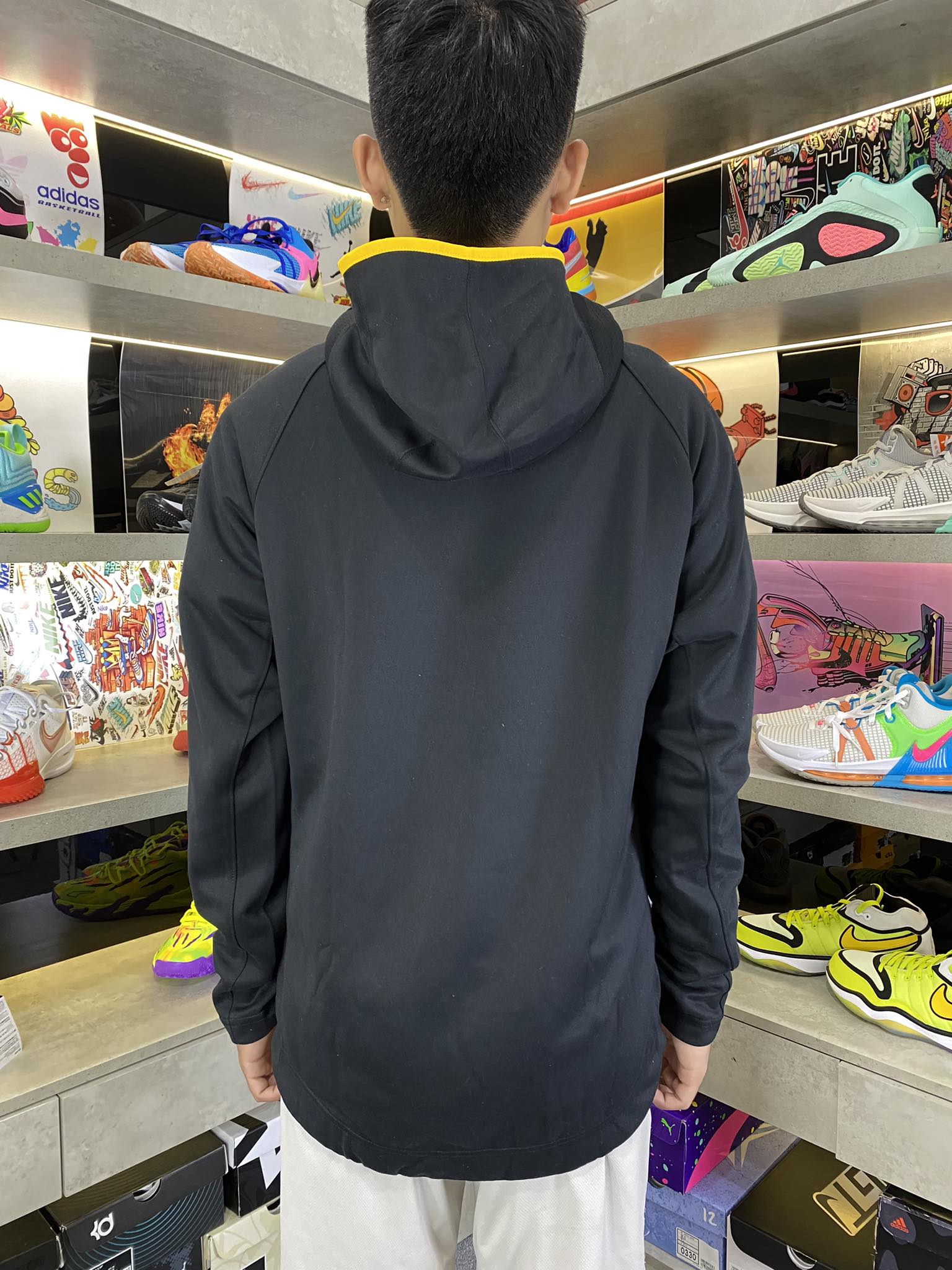 Áo Hoodie Chính Hãng - Nike Men's Text Mizzou Tiger Mũ Viền Vàng 