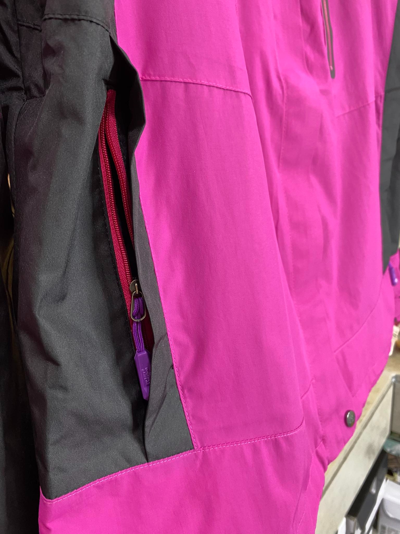 Áo Khoác Chính Hãng - The North Face Gore - Tex Tím Logo Xám - AKTNF-03