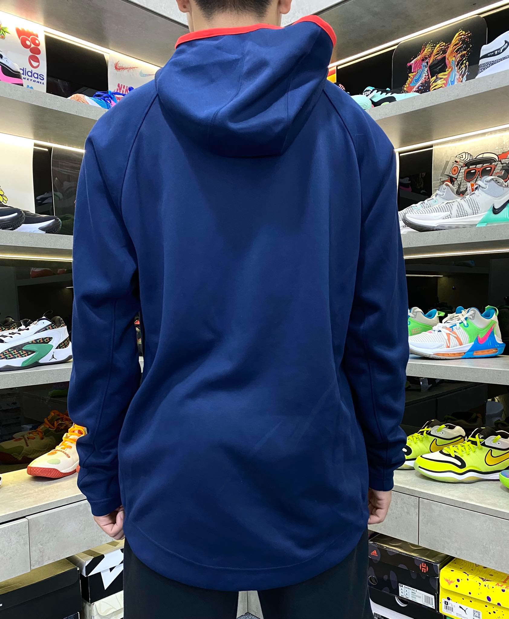 Áo Hoodie Chính Hãng - Nike Arizona Wildcats Basketball NBA 'Navy' - DD6079-419