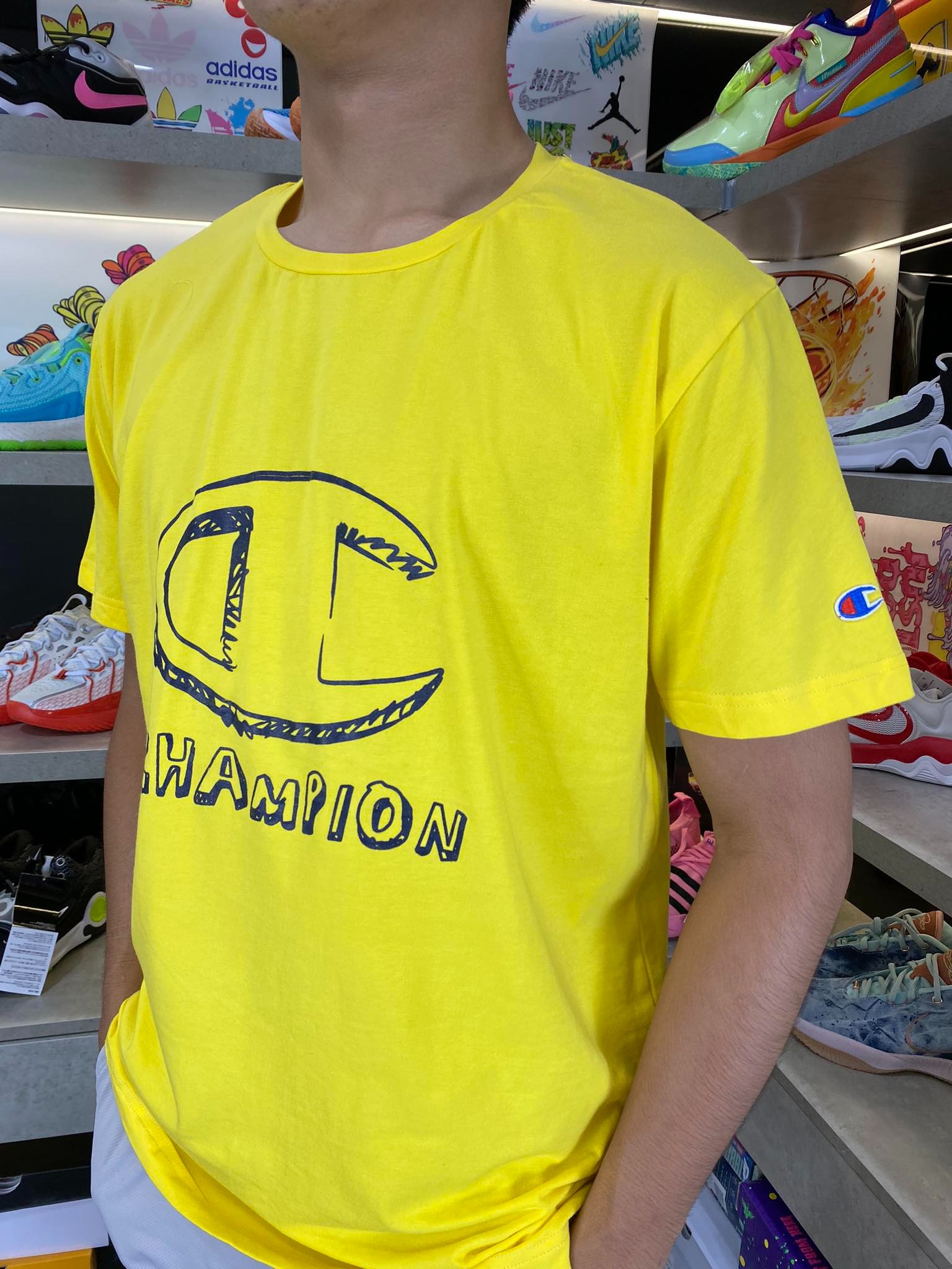 Áo Tshirts Chính Hãng - Áo Thun Champion Big Logo 'Y' - ACS-03