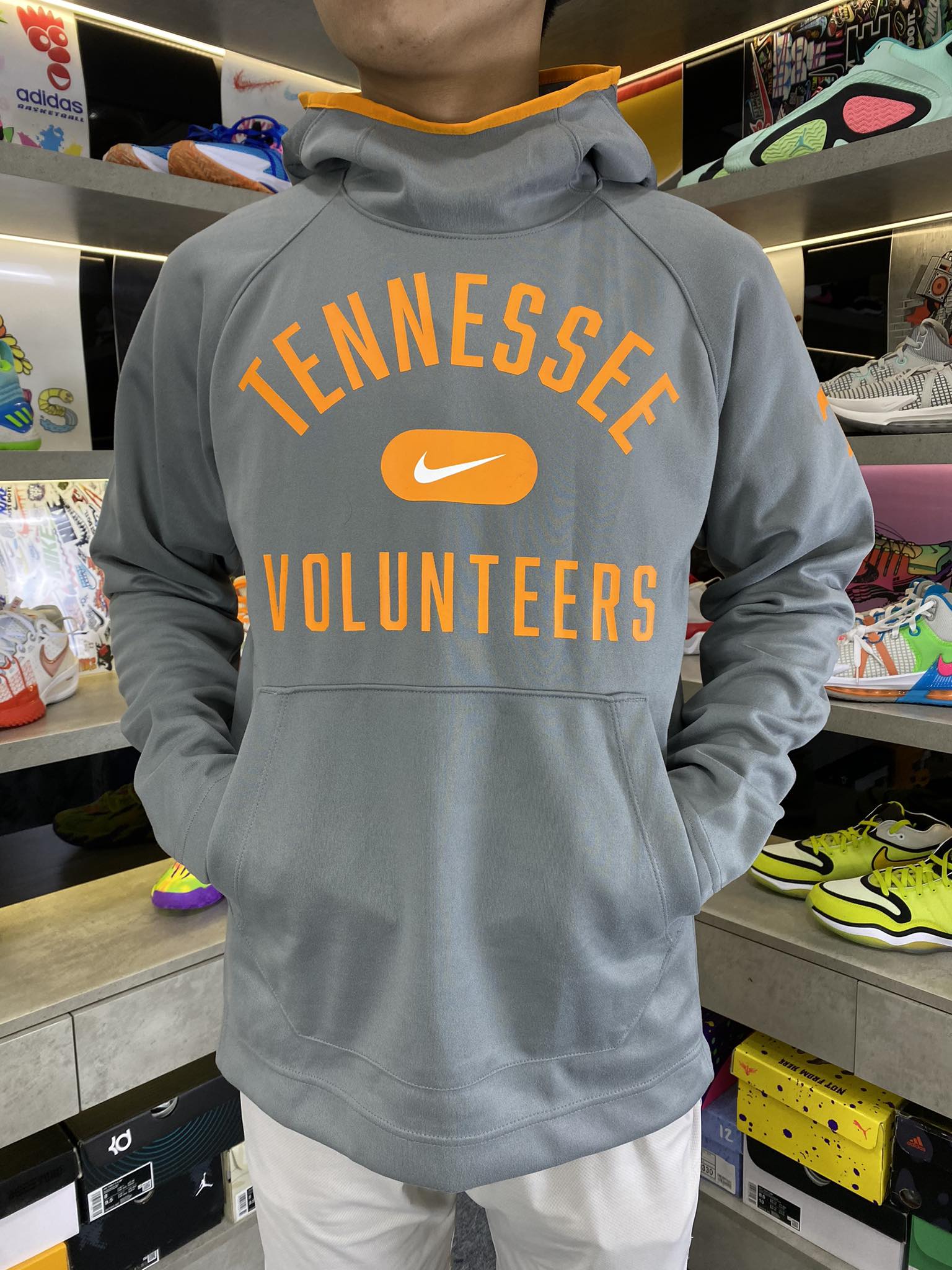 Áo Hoodie Chính Hãng - Nike Men's Tennessee Volunteers Basketball 