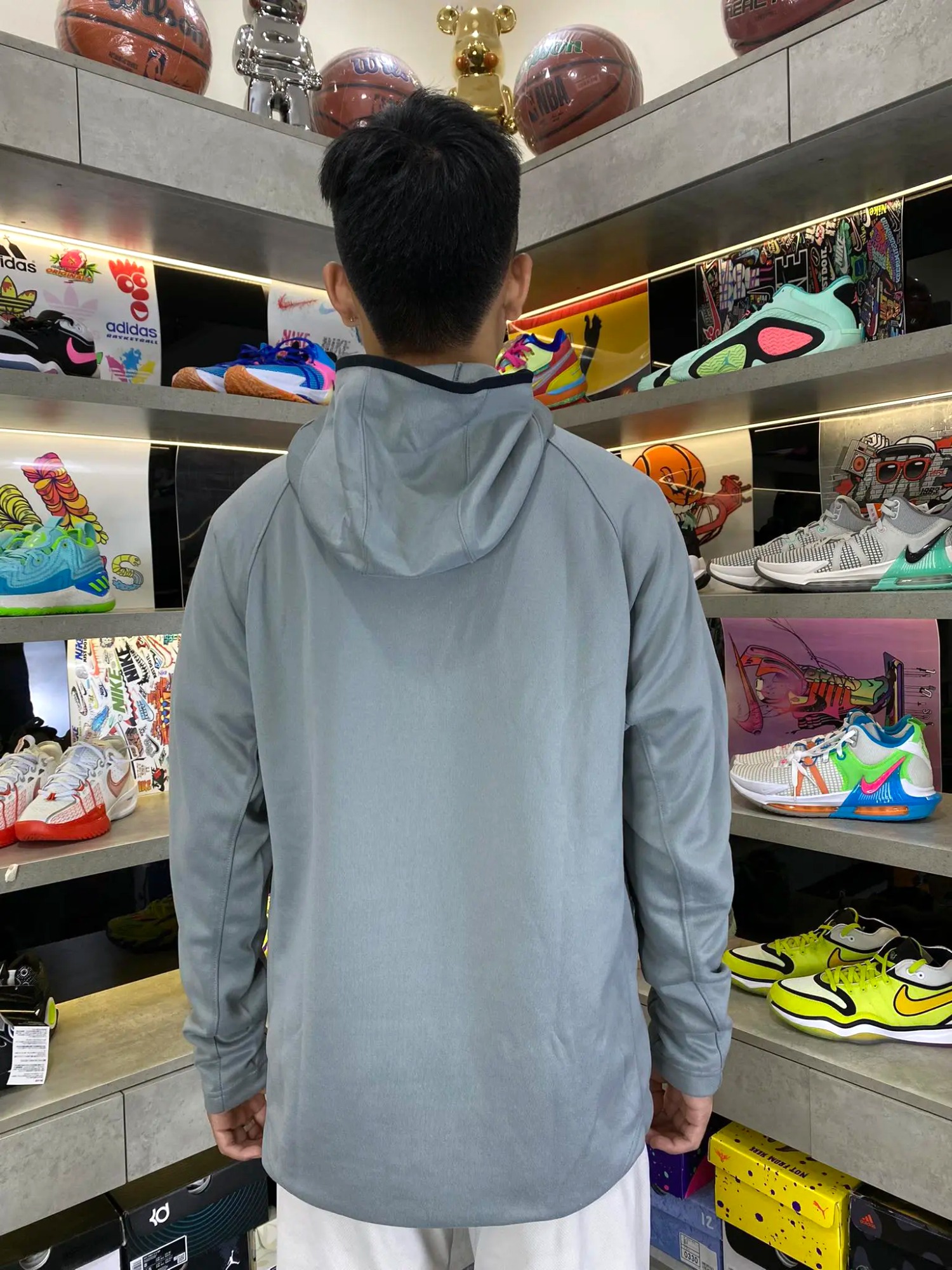 Áo Hoodie Chính Hãng - Nike Men's Text Vanderbilt Commodores Mũ Viền Đen  