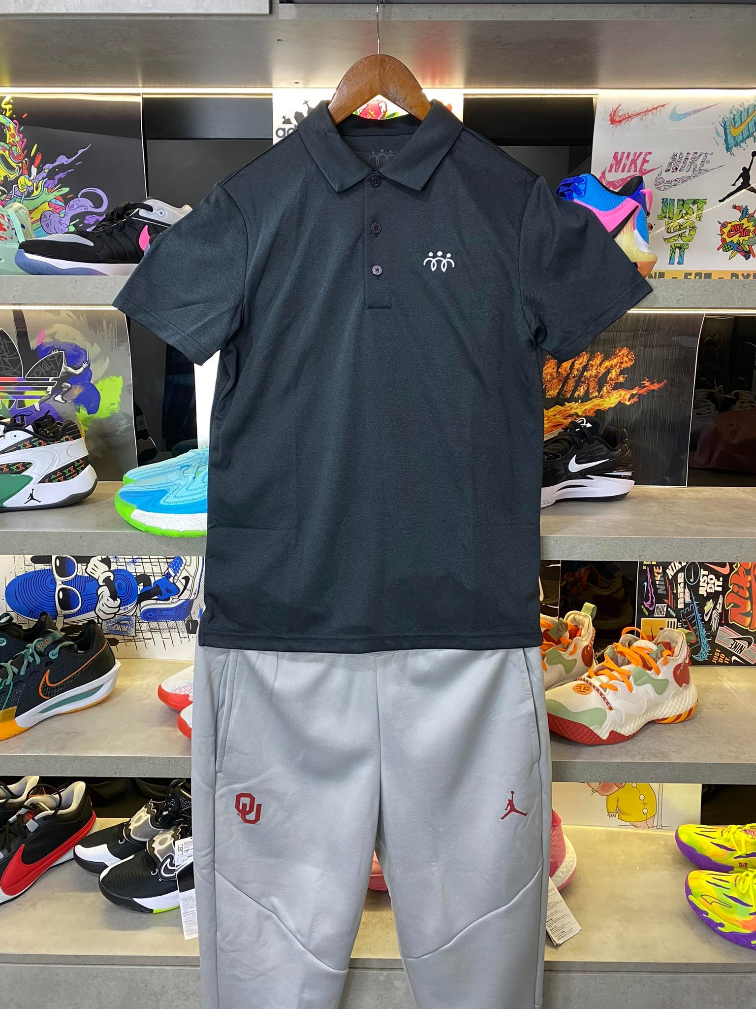 Áo Polo Chính Hãng - Áo Nike Basic Three People '' Xanh đen''  - NI009