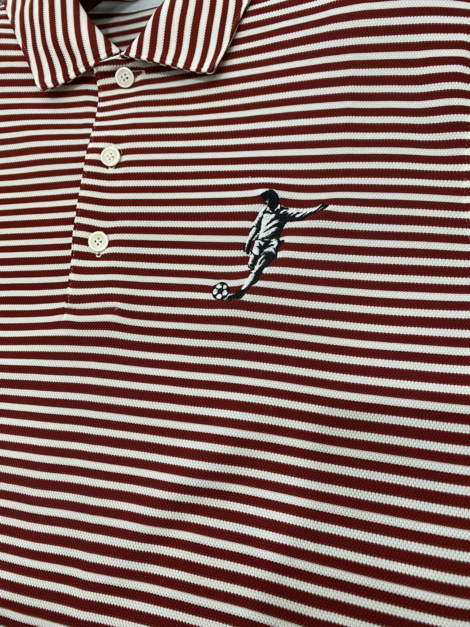 Áo Polo Chính Hãng - Nike Club Logo Football 'Red/White' - PNF-003