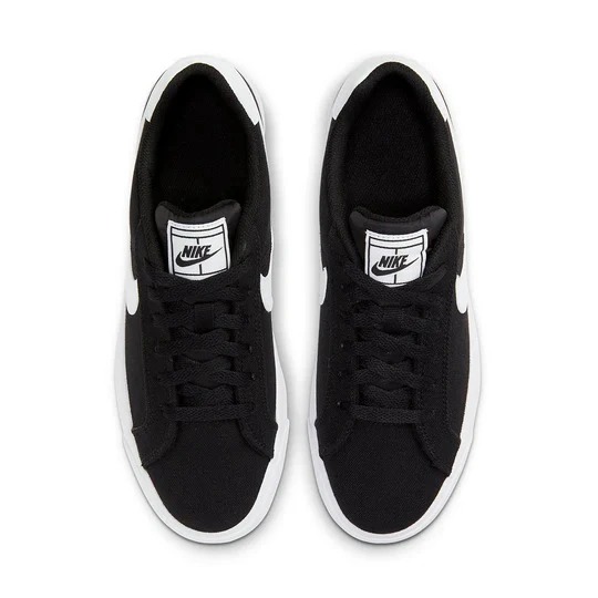 Giày Casual Chính Hãng - Nike Wmns Court Royale AC Canvas 'Black White' - CD5405-010