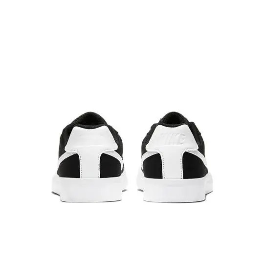 Giày Casual Chính Hãng - Nike Wmns Court Royale AC Canvas 'Black White' - CD5405-010