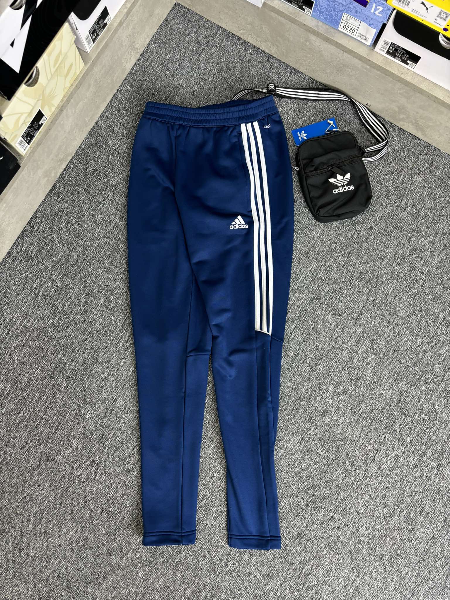 Quần Dài Chính Hãng - Adidas Tiro Jogger Training Full Zip 3 Sọc - QDA-080