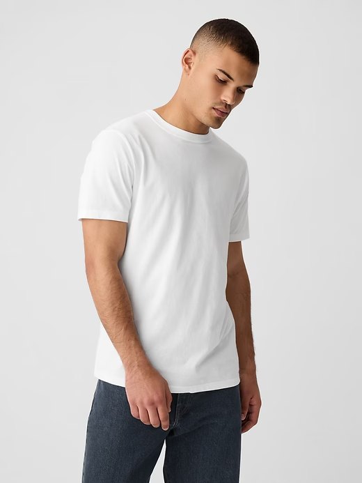 Áo Tshirts Chính Hãng - SuperSoft Crew Neck Tee White - SSCrew