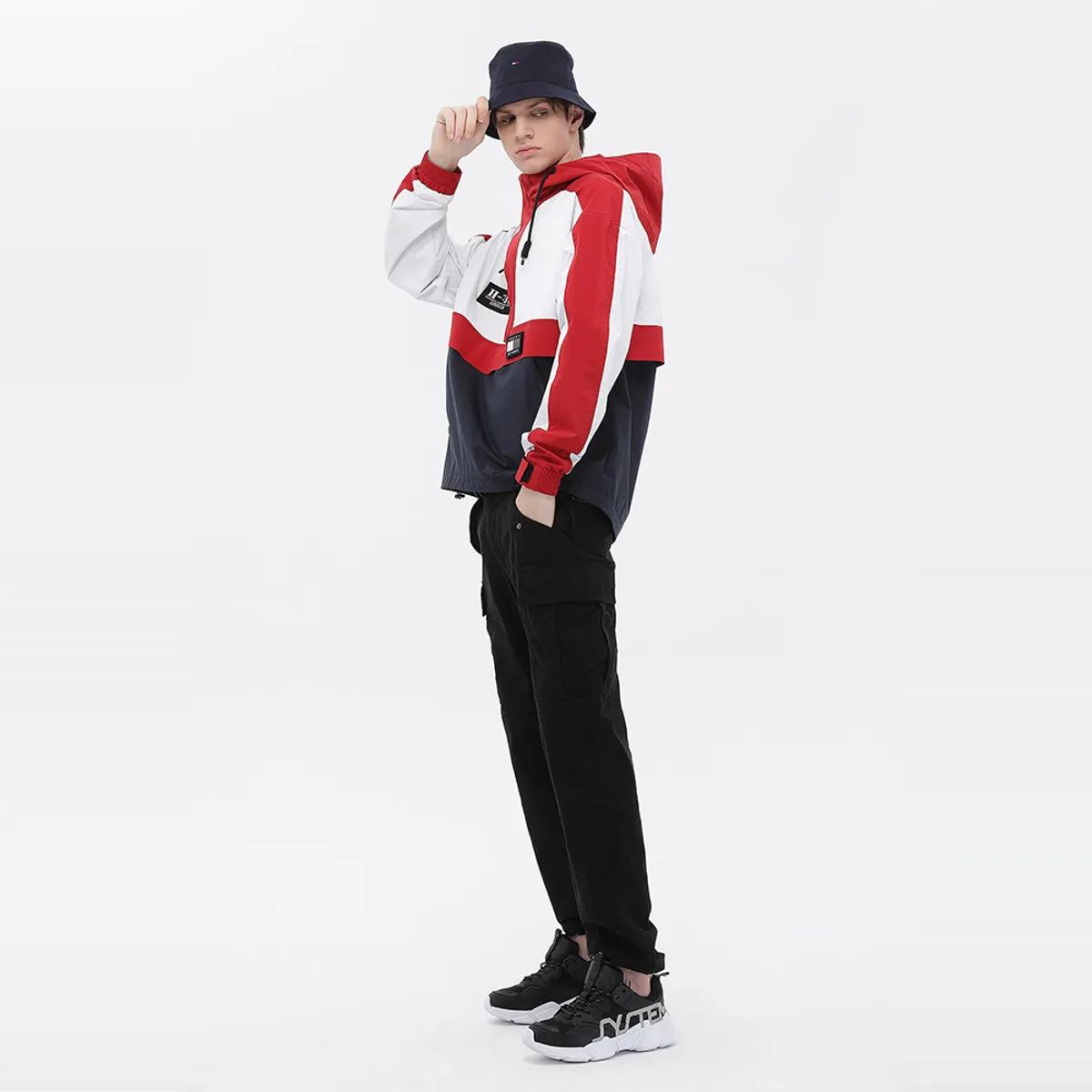 Áo Hoodie Chính Hãng - TOMMY HILFIGER  LUXURY HAFTZIP NAVIGATOR - T12A7WOT860MS1DW5