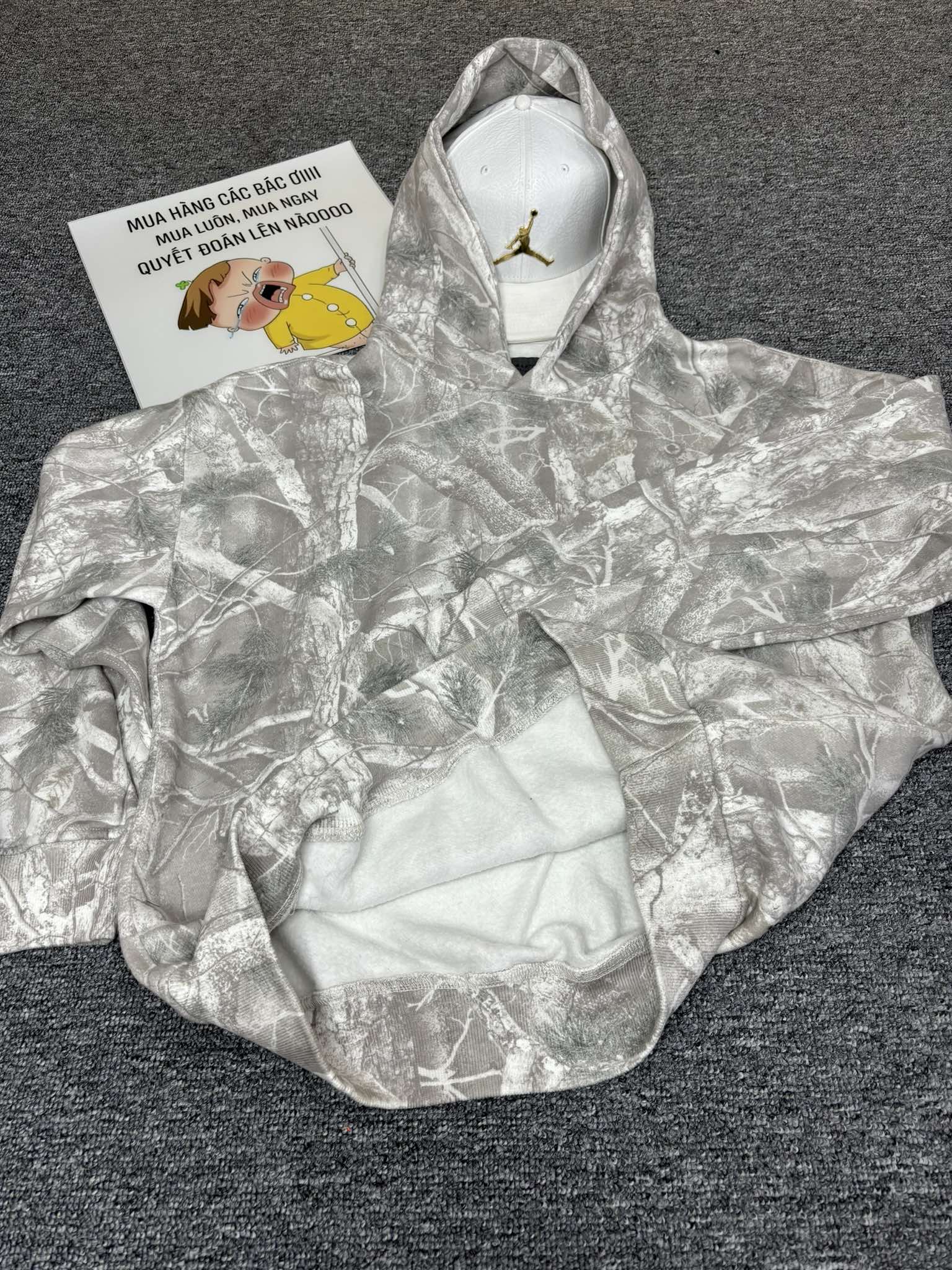 Áo Hoodie Chính Hãng - Abercrombie Essential Popover Hoodie Camo - 122-488-00363-108