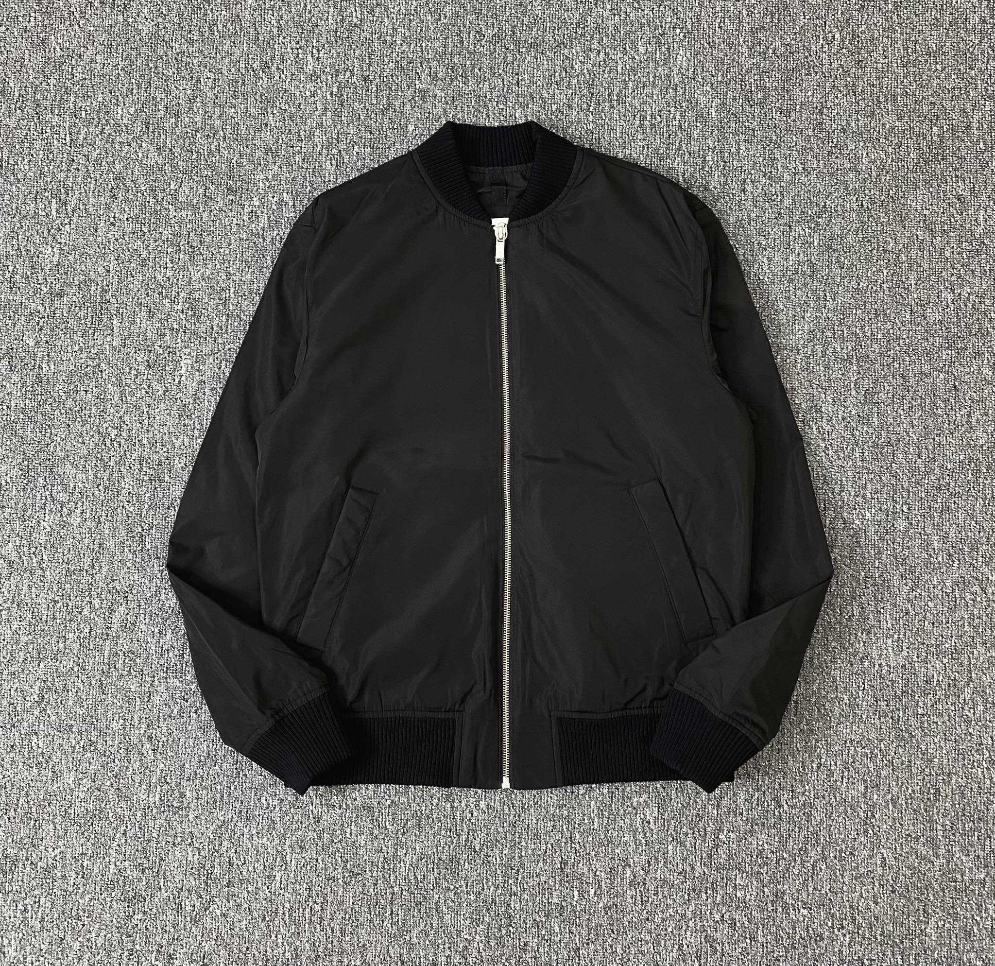 Áo Khoác Chính Hãng - Bomber Zara Gió Cổ Len Màu Đen - 3041-51