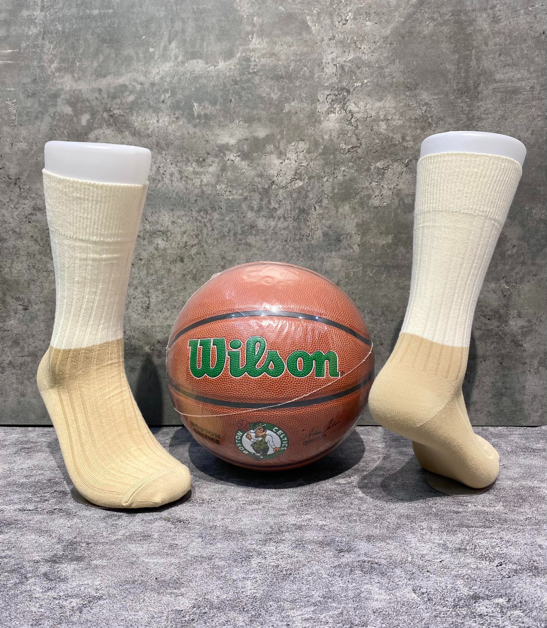 Phụ Kiện Chính Hãng - Tất Uniqlo Heattech Color Block Socks 'Be-Nude'  (5 đôi/pack ) - TUQ-008