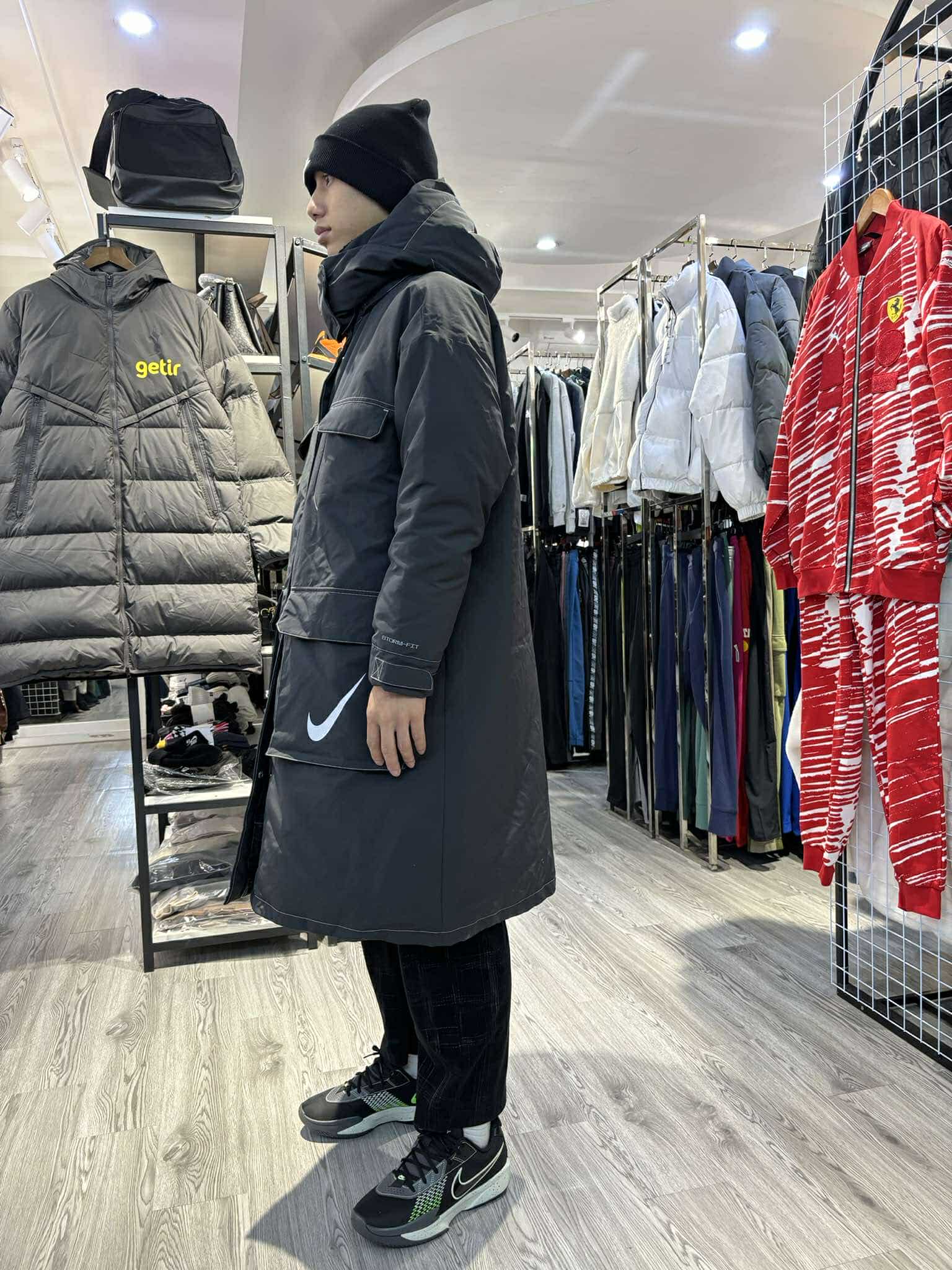 Áo Khoác Chính Hãng - Áo Khoác Nike Trần Bông Trench Coats Men ''Black'' - DJ1980-010