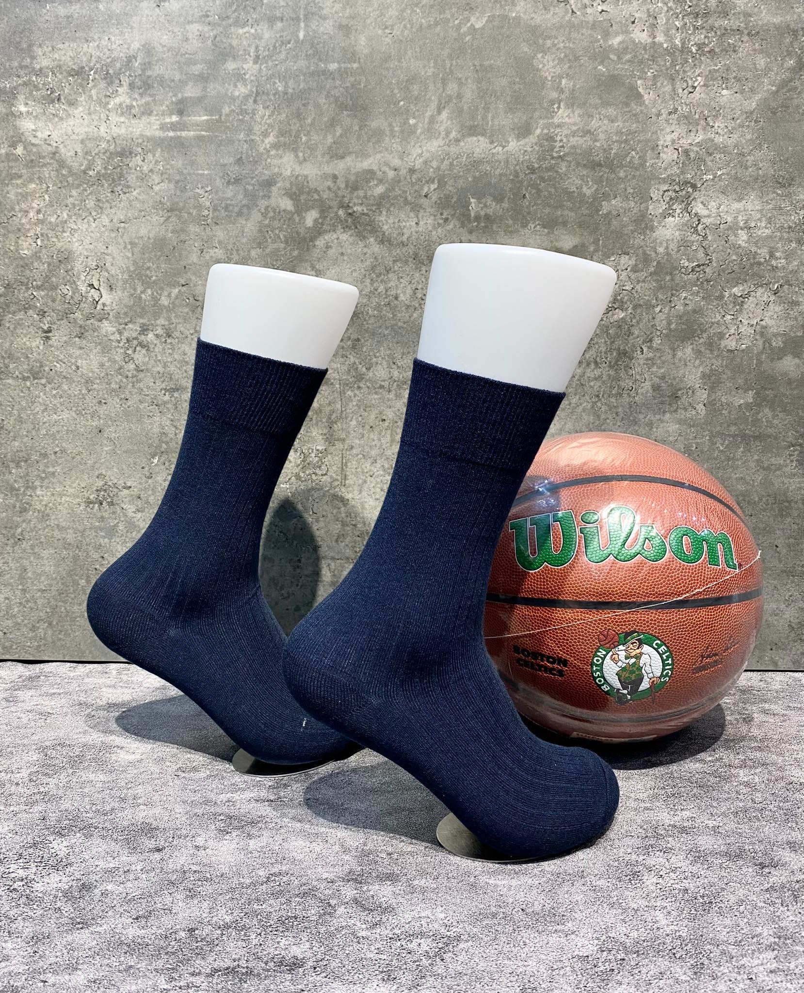 Phụ Kiện Chính Hãng - Tất Uniqlo Heattech Color Block Socks 'Full Navy' (5 đôi/pack ) - TUQ-001