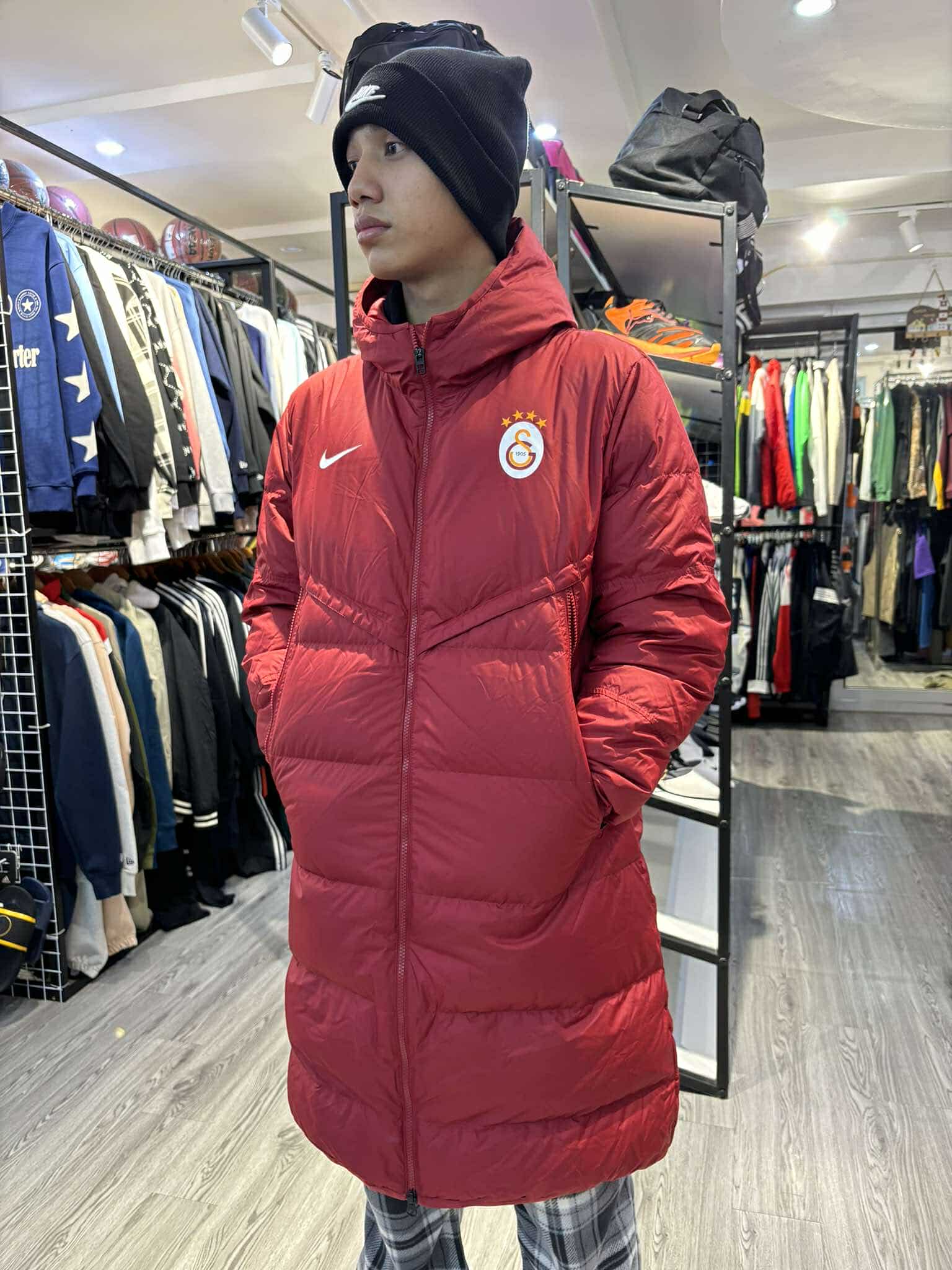 Áo Khoác Chính Hãng - Áo Khoác Nike Lông Vũ LFC Paddded Strike Jacket  ''Red''- DQ0902AB