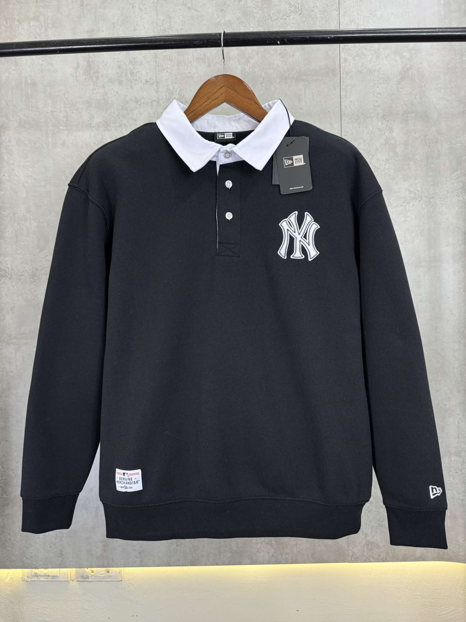 Áo Sweater Chính Hãng - Newera LOS ANGELES DODGERS ''Black/White''- 13781117