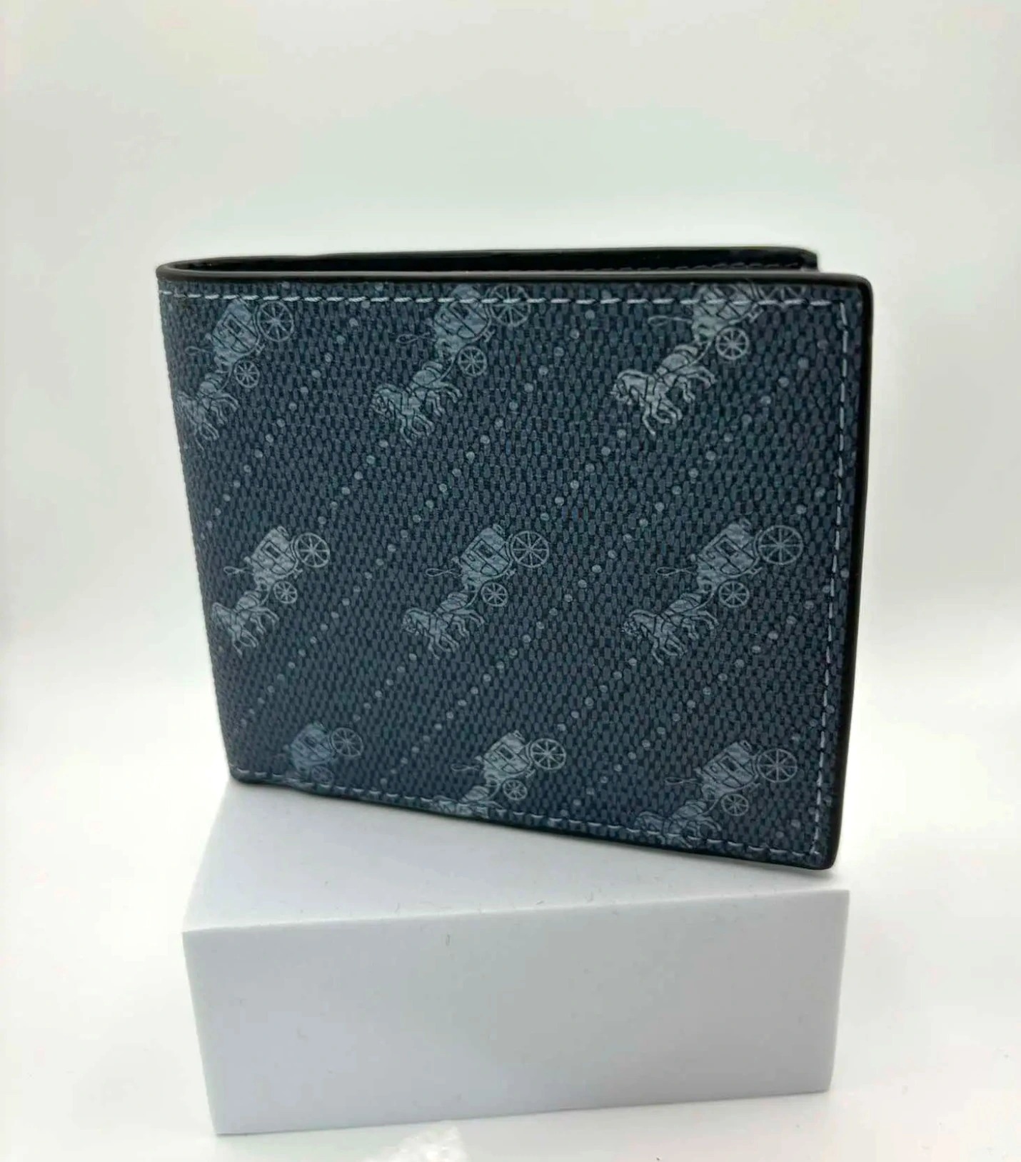 Phụ Kiện Chính Hãng - Ví Coach Men's Horse 'Denim' - VC26