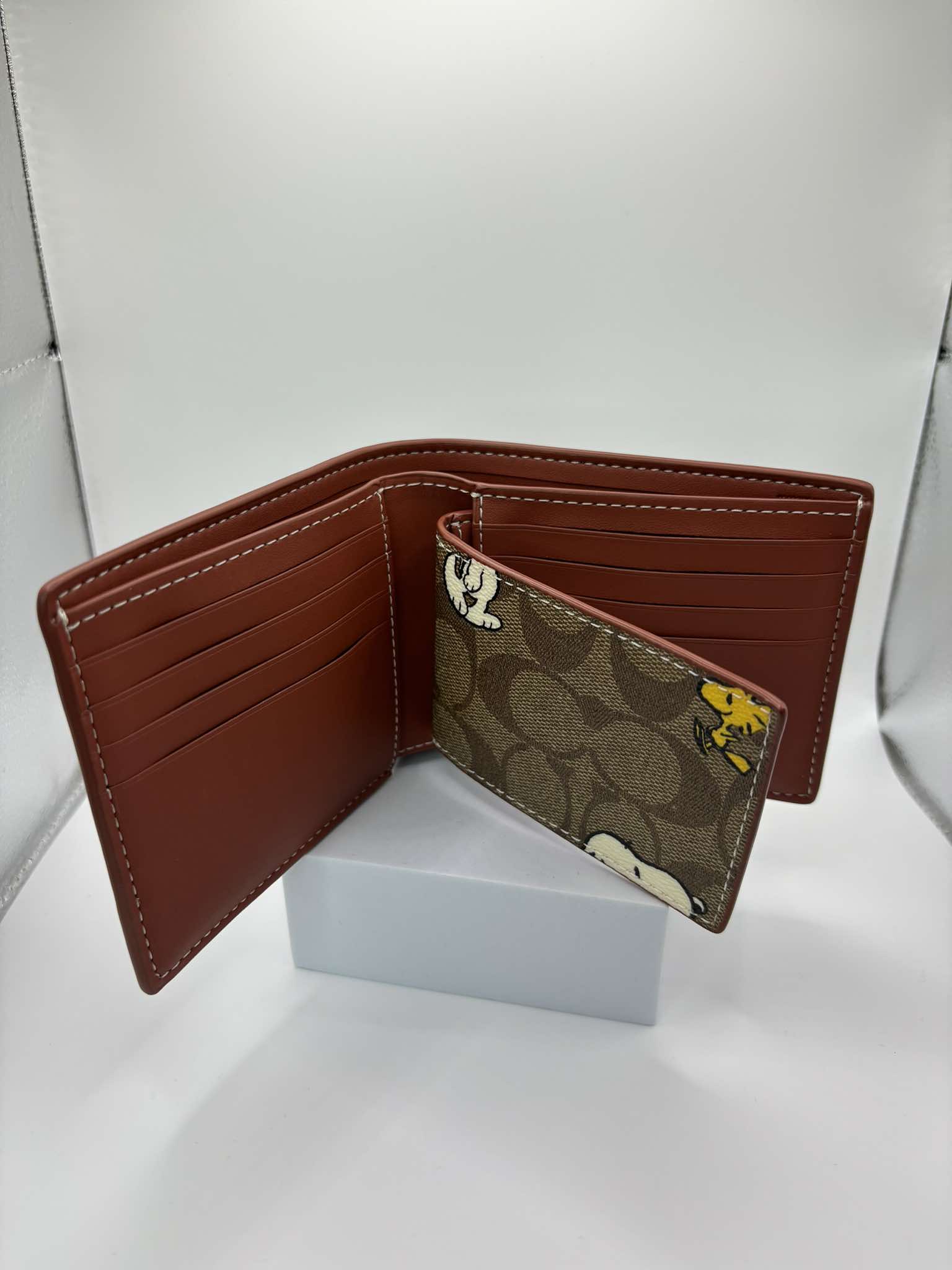 Phụ Kiện Chính Hãng - Sét Ví & Card Holder Coach 2in1 Dog Peanuts ' - VC27
