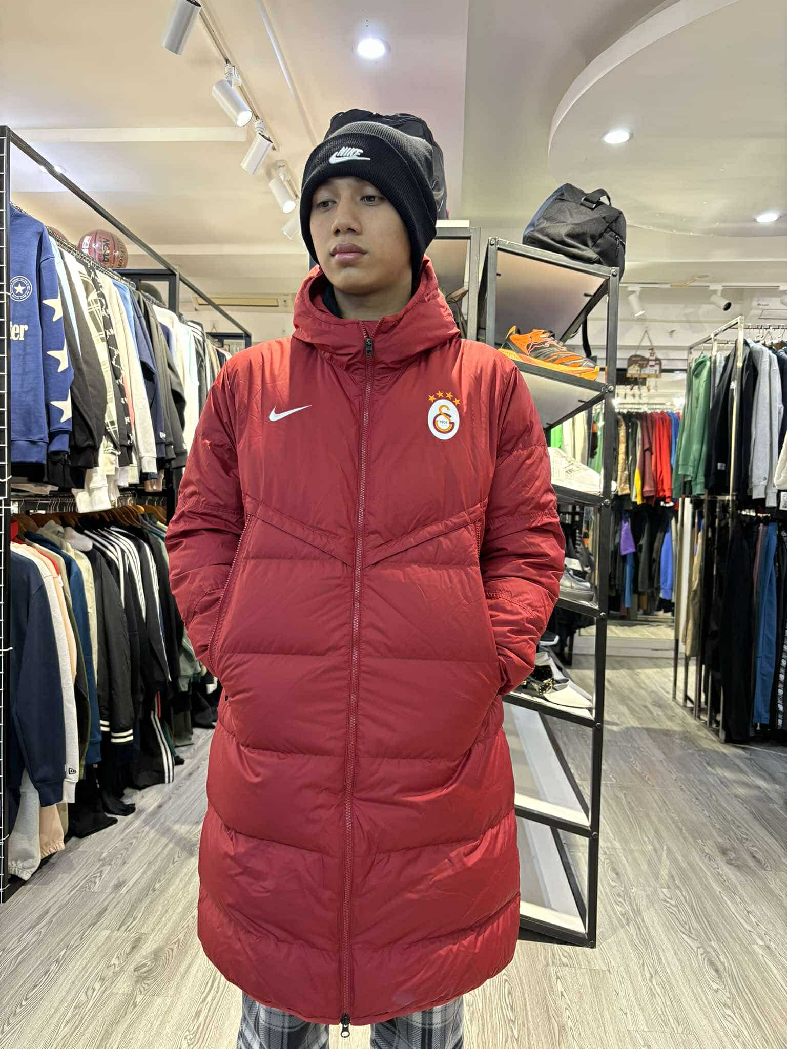 Áo Khoác Chính Hãng - Áo Khoác Nike Lông Vũ LFC Paddded Strike Jacket  ''Red''- DQ0902AB