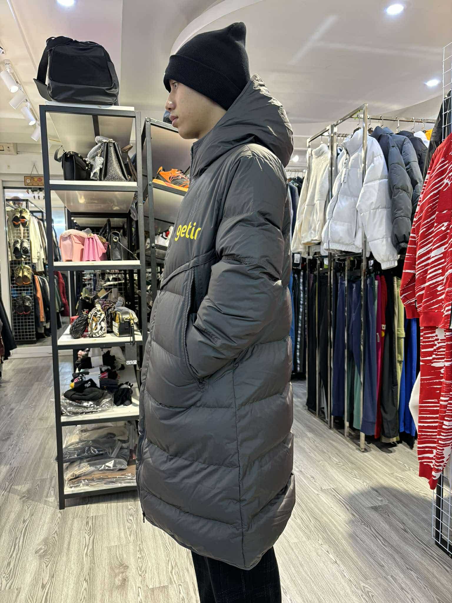 Áo Khoác Chính Hãng - Áo Khoác Nike Lông Vũ LFC Paddded Strike Jacket logo đen ''Black''- DQ0902AC
