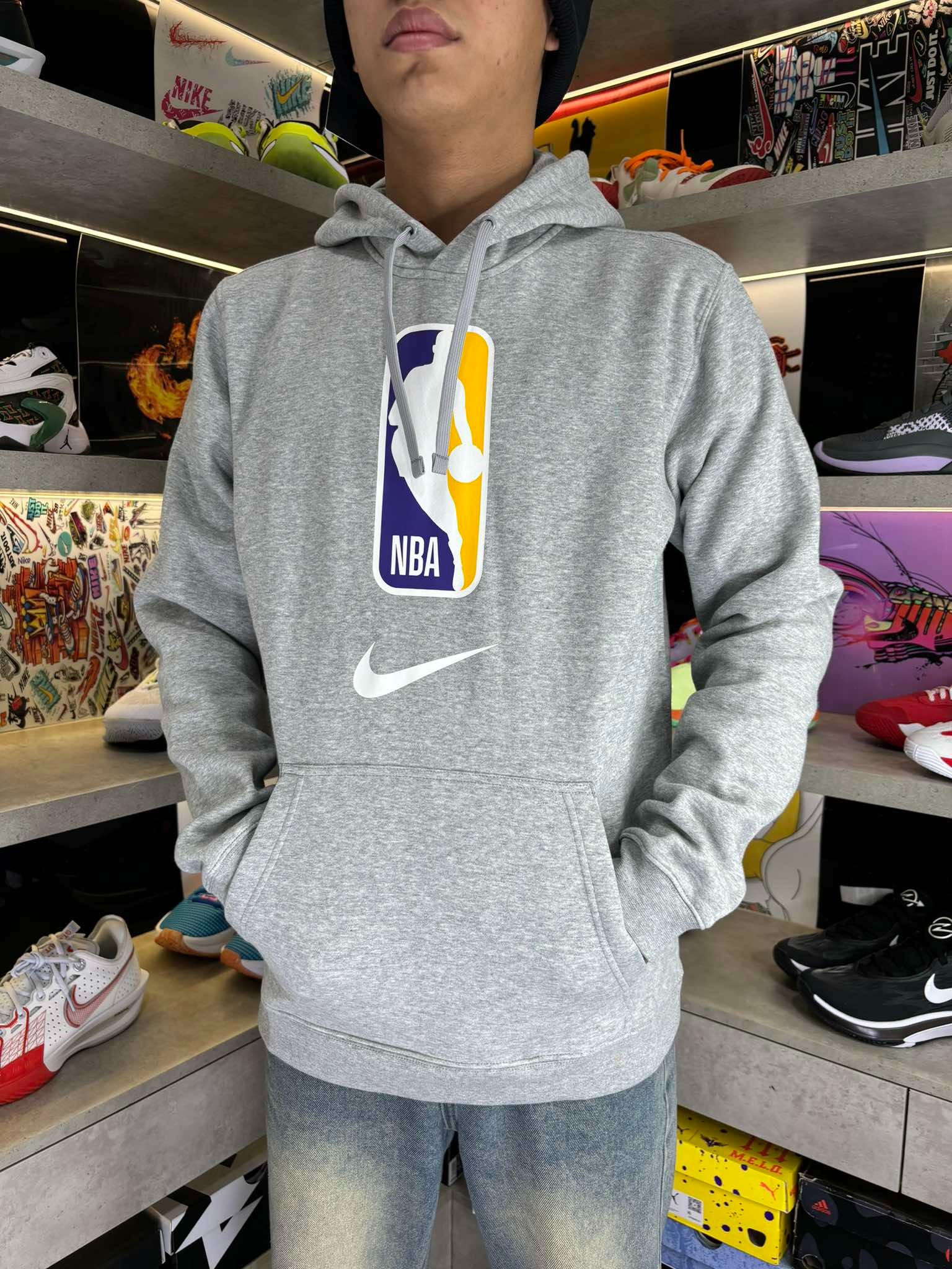 Áo Hoodie Chính Hãng - Nike NBA N31 Pullover Fleece Hoodie 'Gray' - CJ6001-066