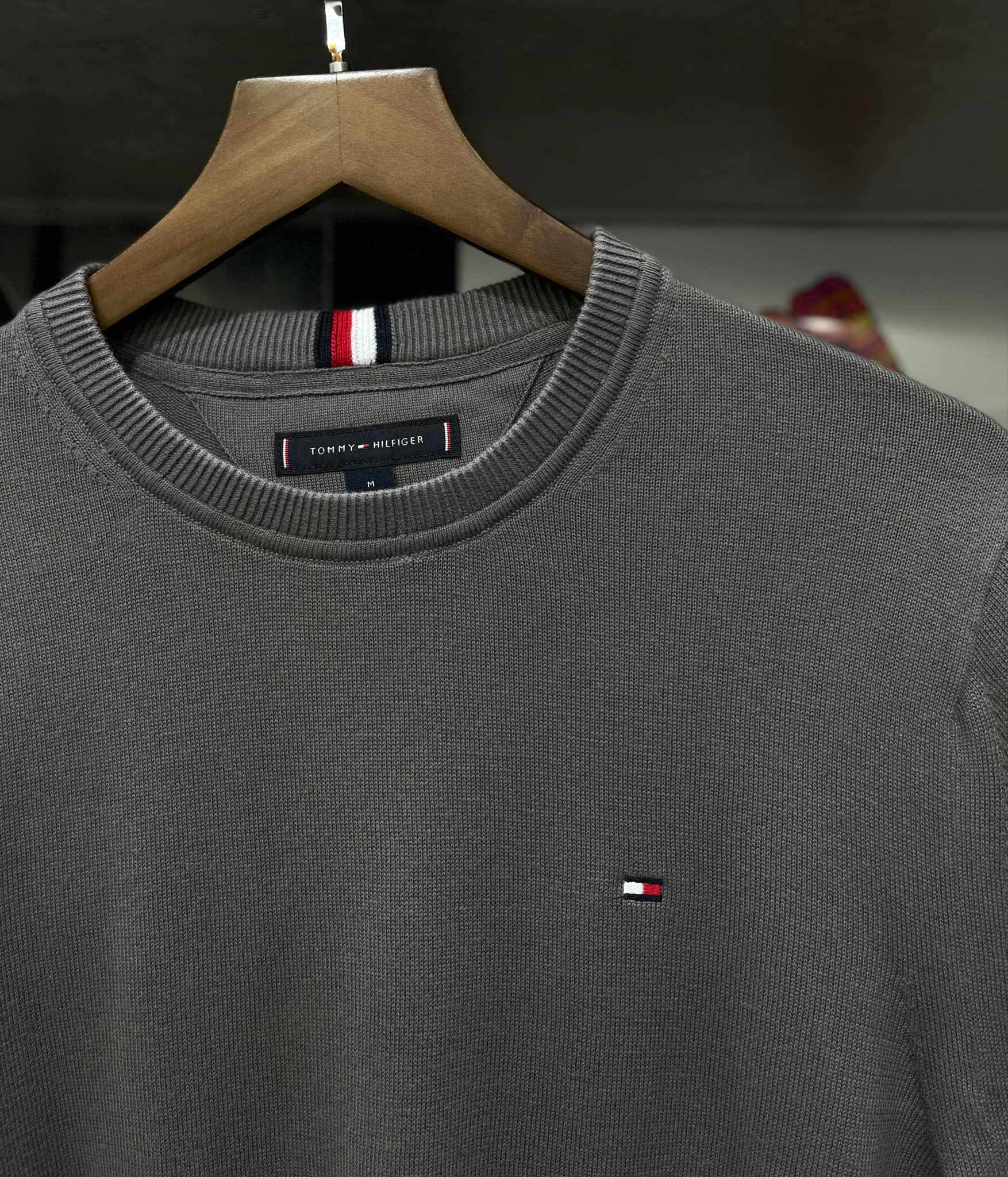 Áo Sweater Chính Hãng - Áo Len Tommy Hilfiger 'Nâu' - 78J8320-032