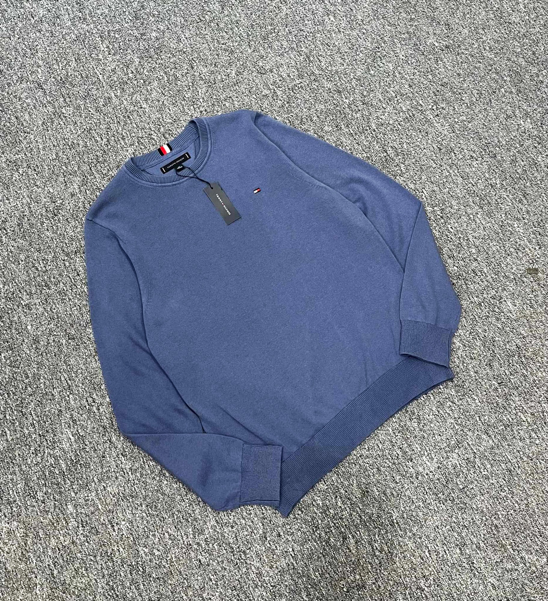 Áo Sweater Chính Hãng - Áo Len Tommy Hilfiger 'Blue' - 78J8320-420