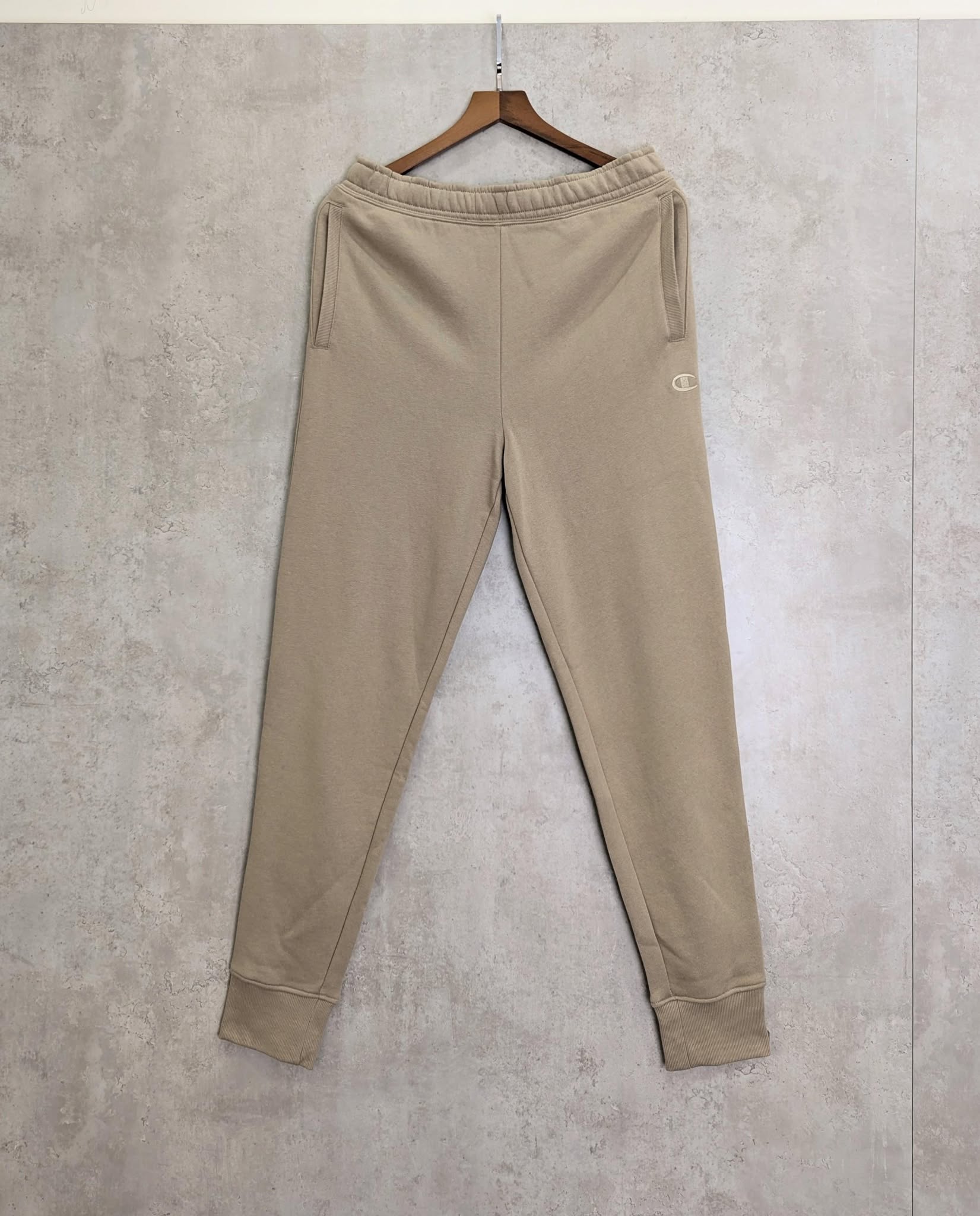 Quần Dài Chính Hãng - Quần Nỉ Bông Champion 'Beige' - QC01