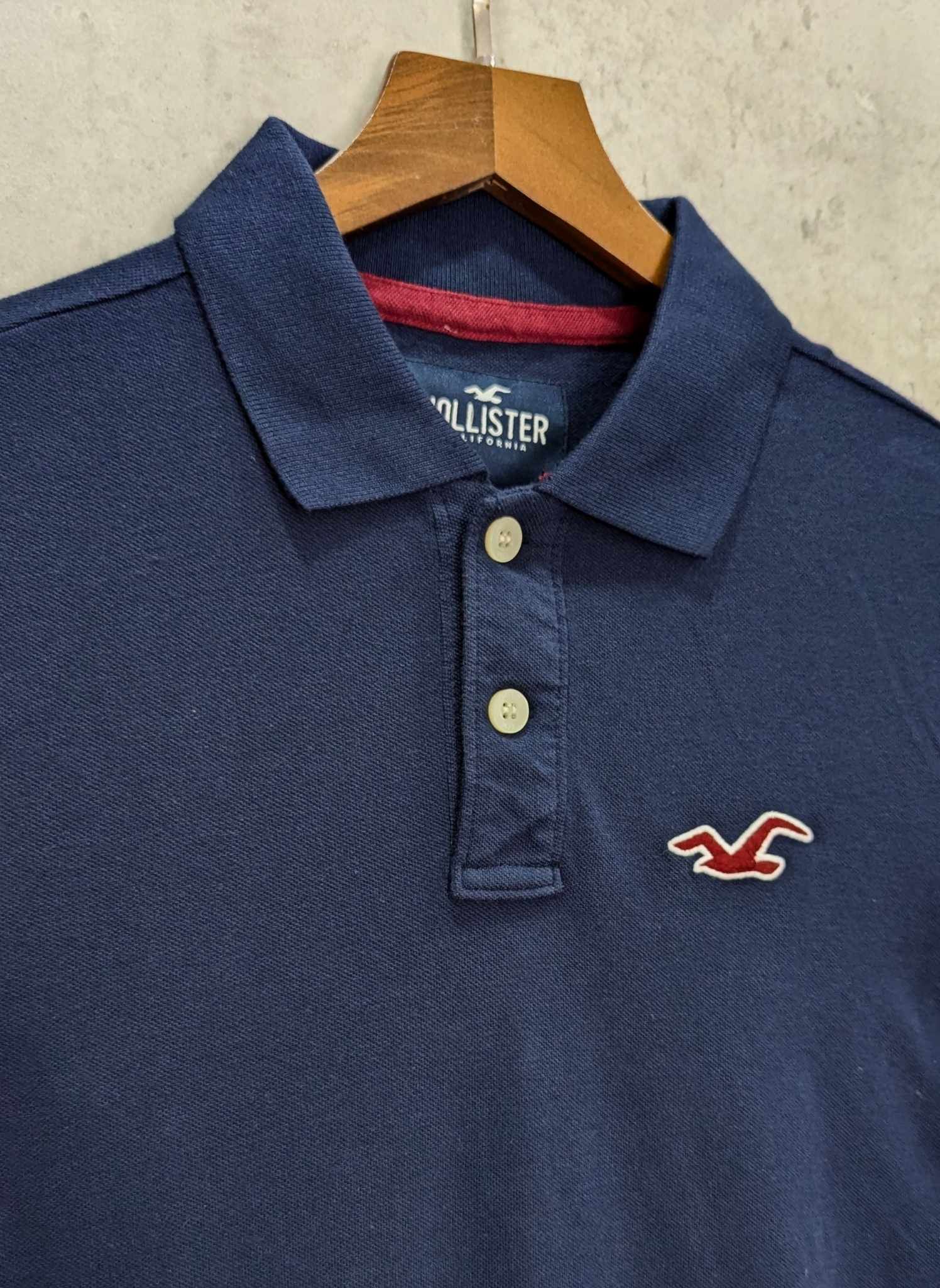 Áo Polo Chính Hãng - Hollister Polo Shirt Mens Blue Preppy Navy - THS-451