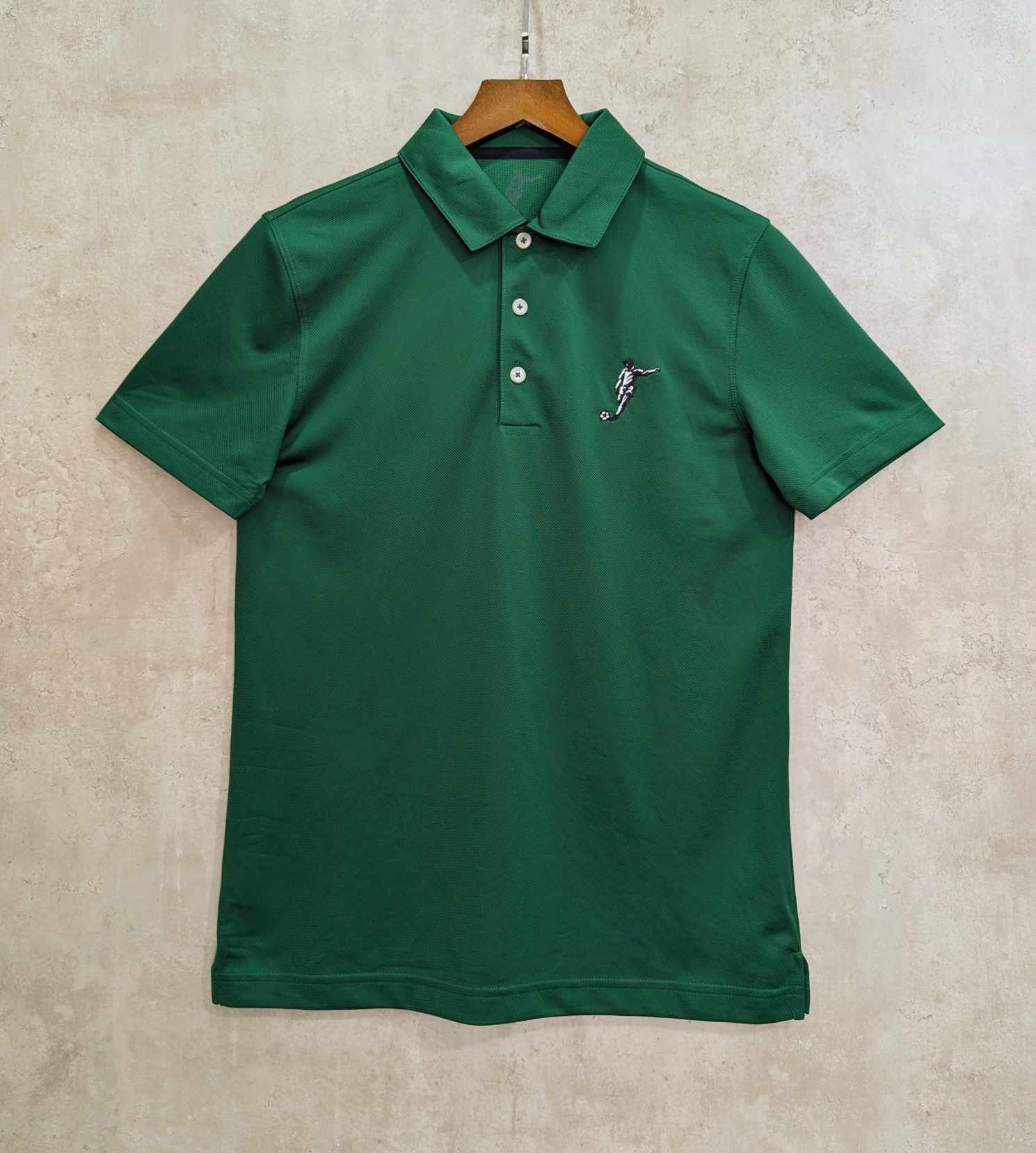 Áo Polo Chính Hãng - Nike Club Logo Football Màu Xanh Lá Cây - CLF-013