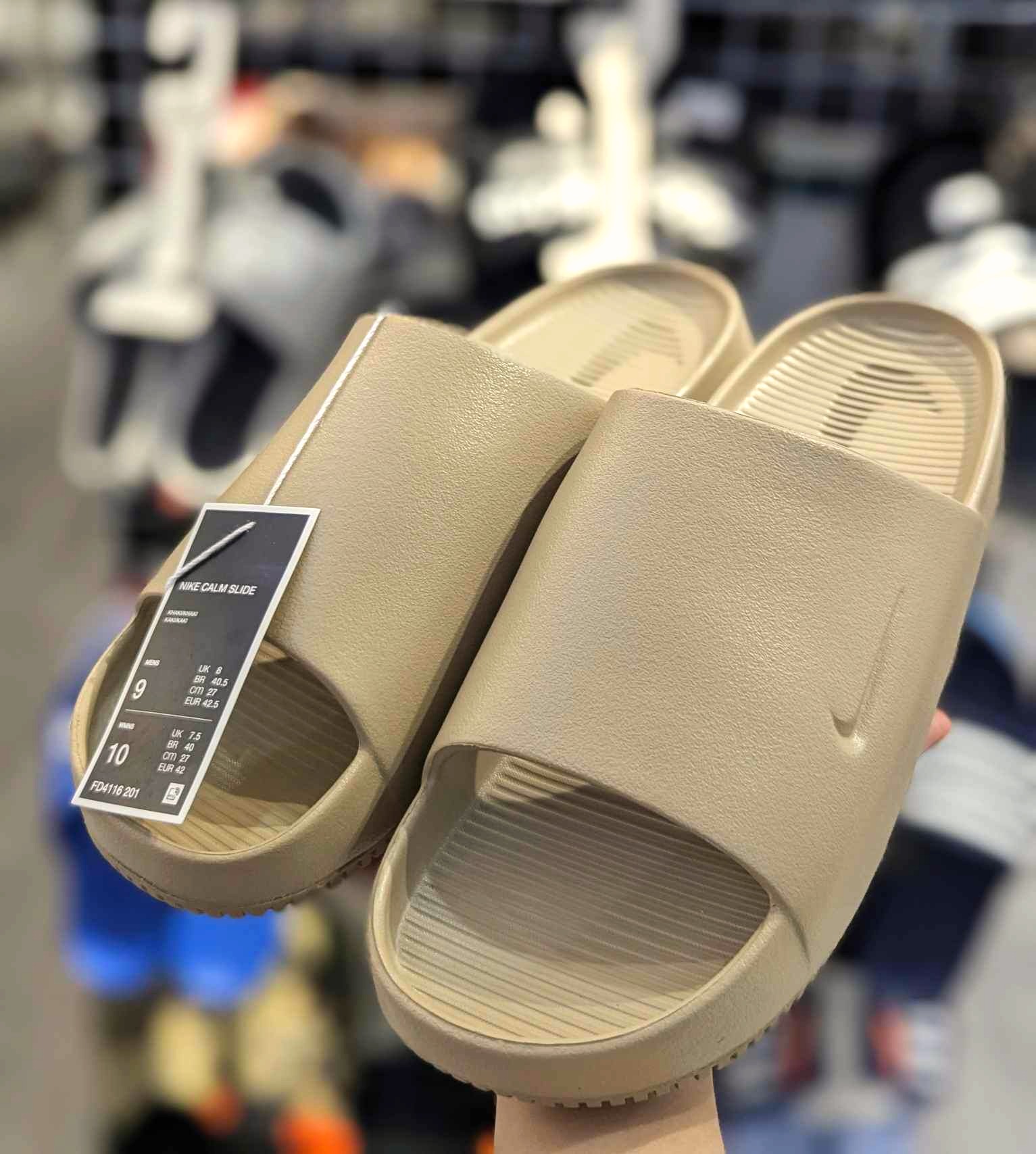 Dép Chính Hãng - Nike Calm Slide's Khaki - FD4116-201