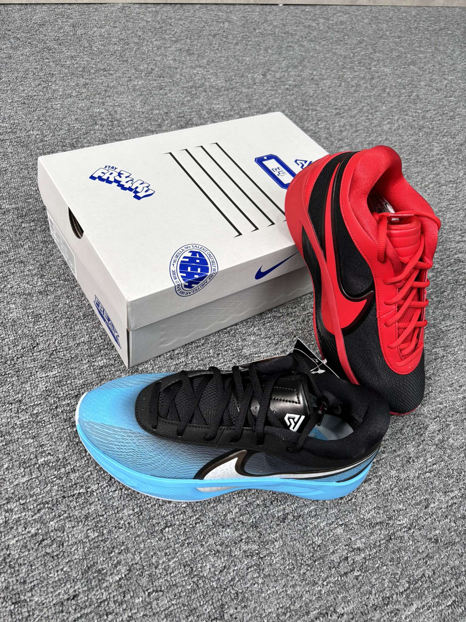 Giày Bóng Rổ Chính Hãng - Nike Giannis Freak 6 Mix Màu ‘Blue/Red’ - FZ1621-031