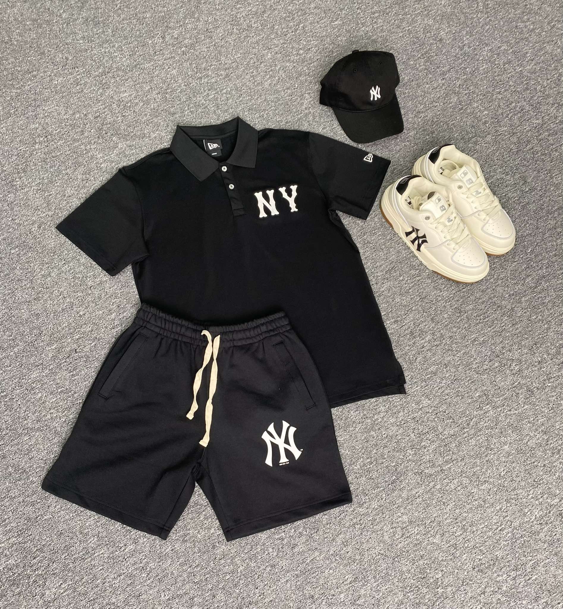 Phụ Kiện Chính Hãng - Mũ Nón Lưỡi Trai MLB Small Logo NY 'Black' - 3ACP1501N-50BKS2