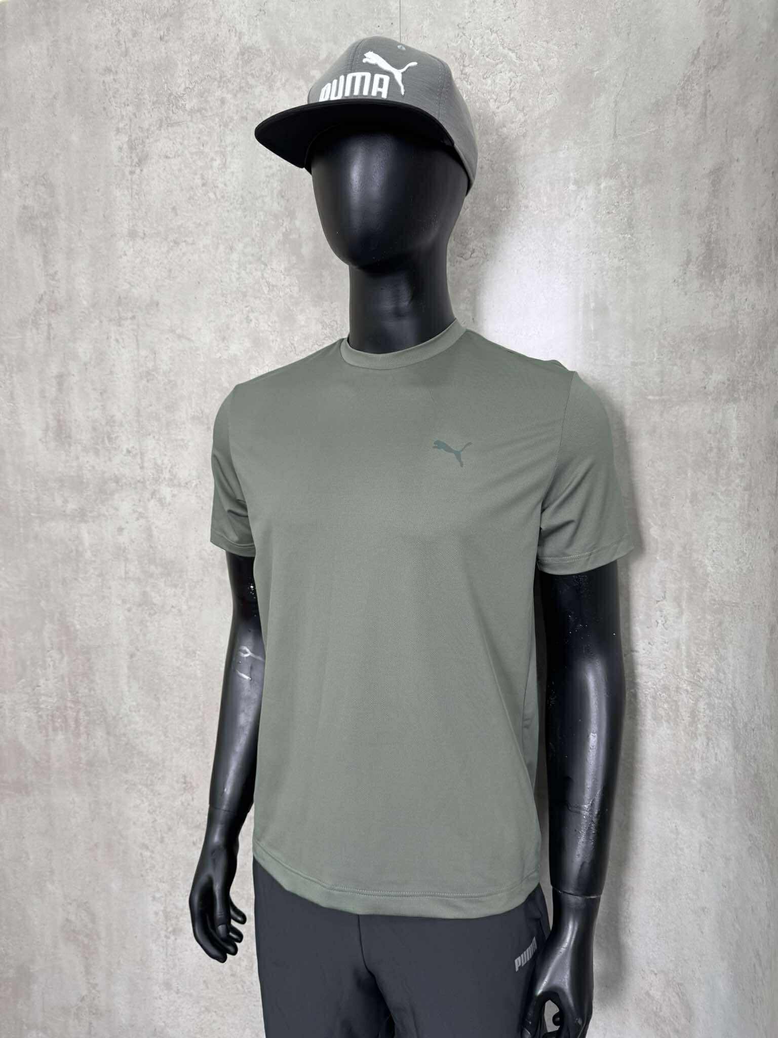 Áo Tshirts Chính Hãng - Puma Studio Man Run Fav Ss Tee 'Rêu' - 939637-500