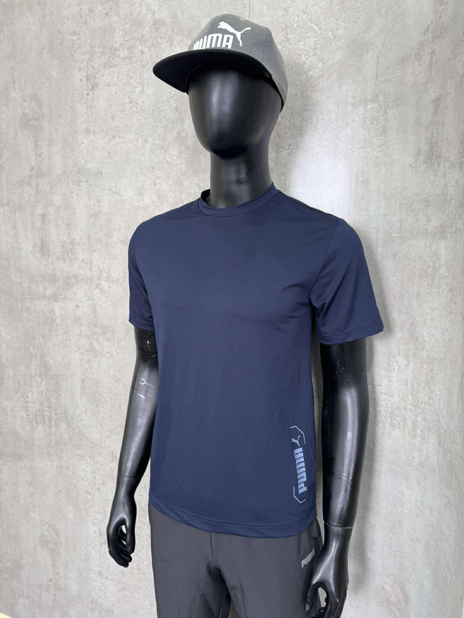 Áo Tshirts Chính Hãng - Puma Studio Man Run Fav Ss Tee 'Navy' - 919305-451