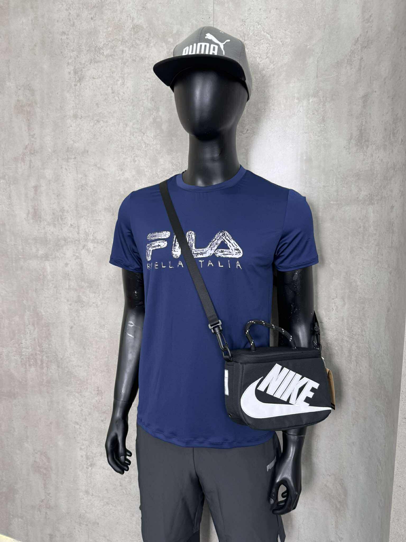 ÁO TSHIRTS CHÍNH HÃNG - Fila BielLa Italia T-shirt Navy - FI4EWB2001M