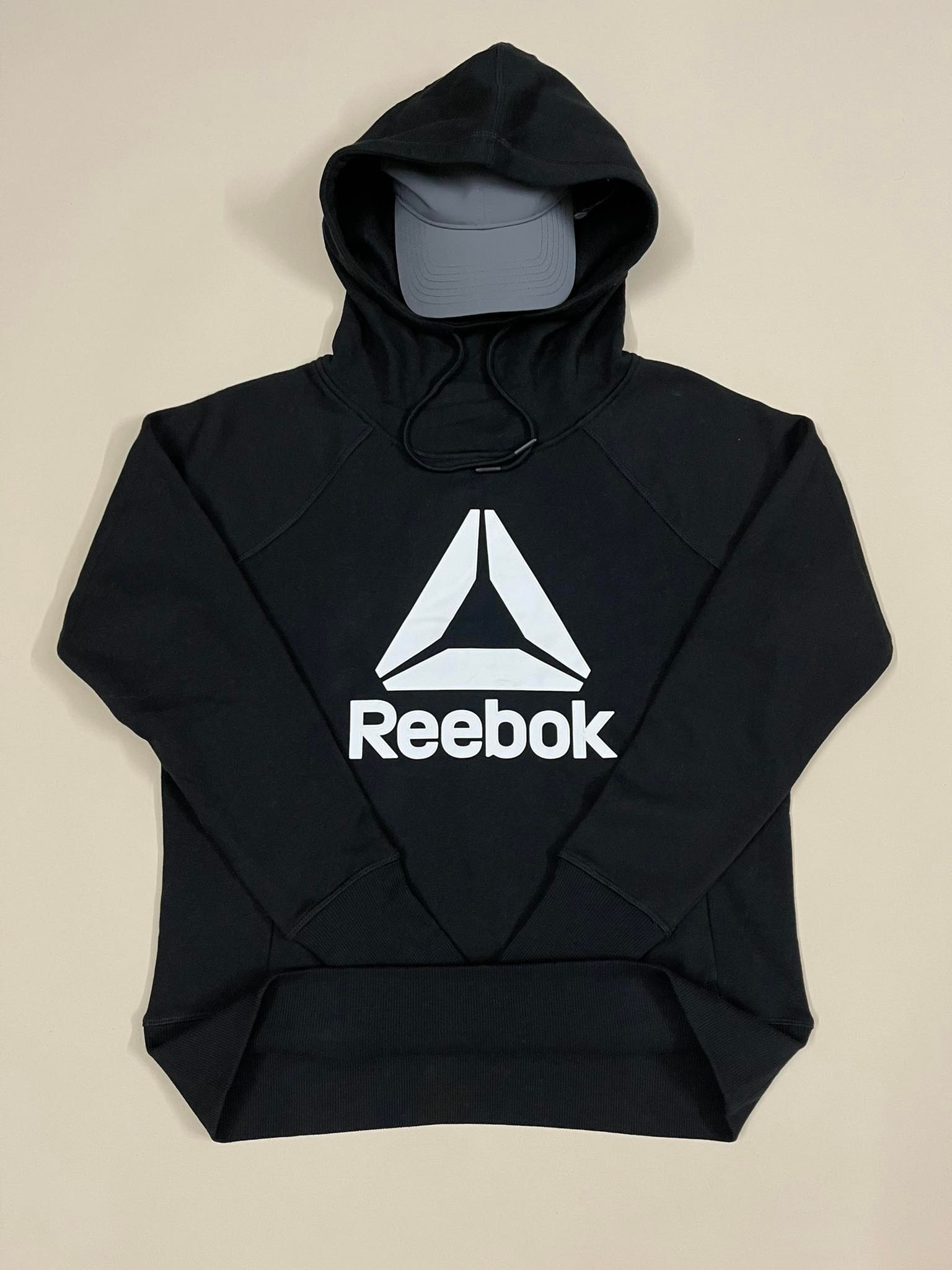 Áo Hoodie Nỉ Bông Nam Nữ Reebok LoGo 'Black' - S1438